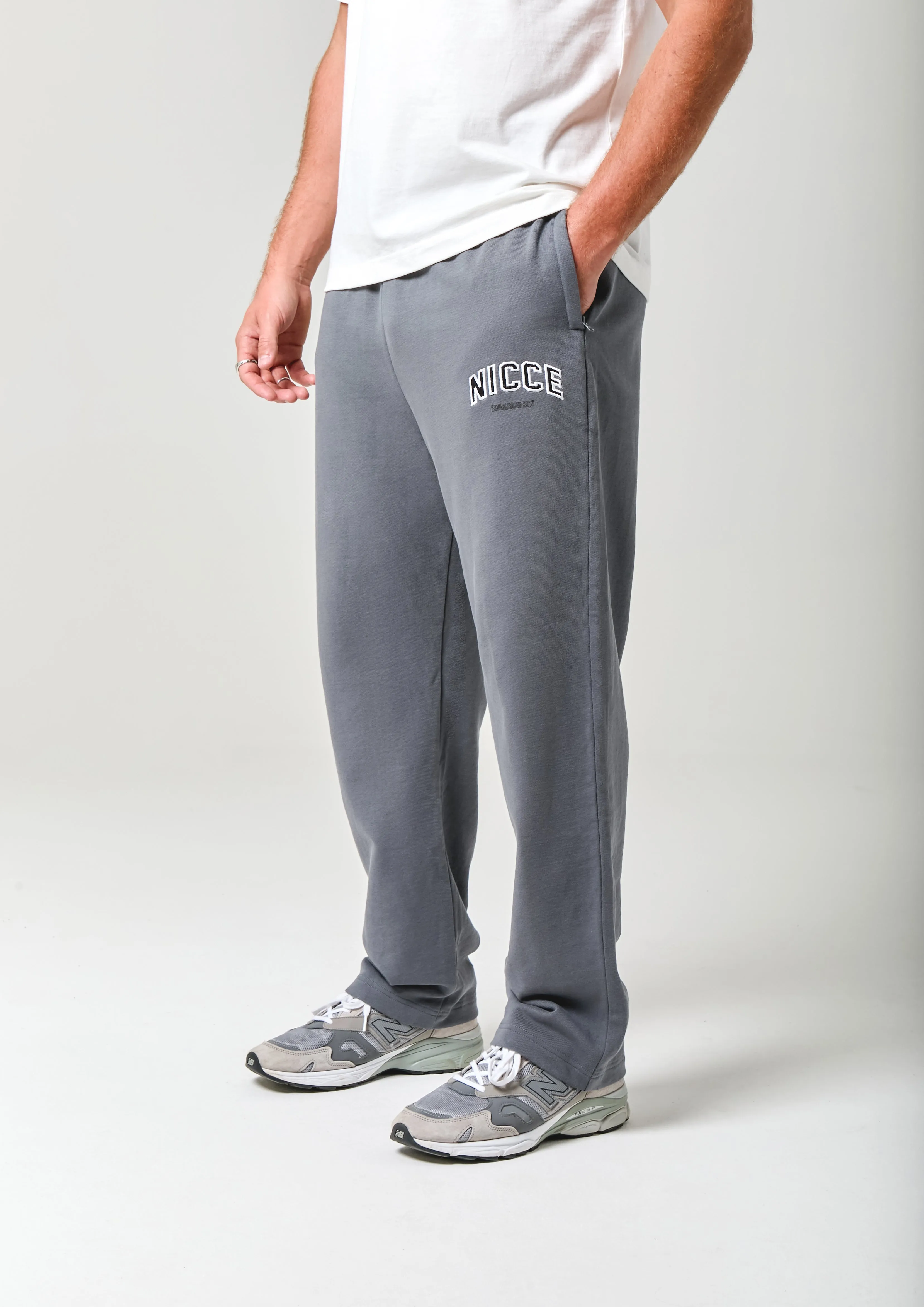 NICCE Mens Elevate Open Hem Joggers | Graphite sold by Nicce product image thumbnail 2