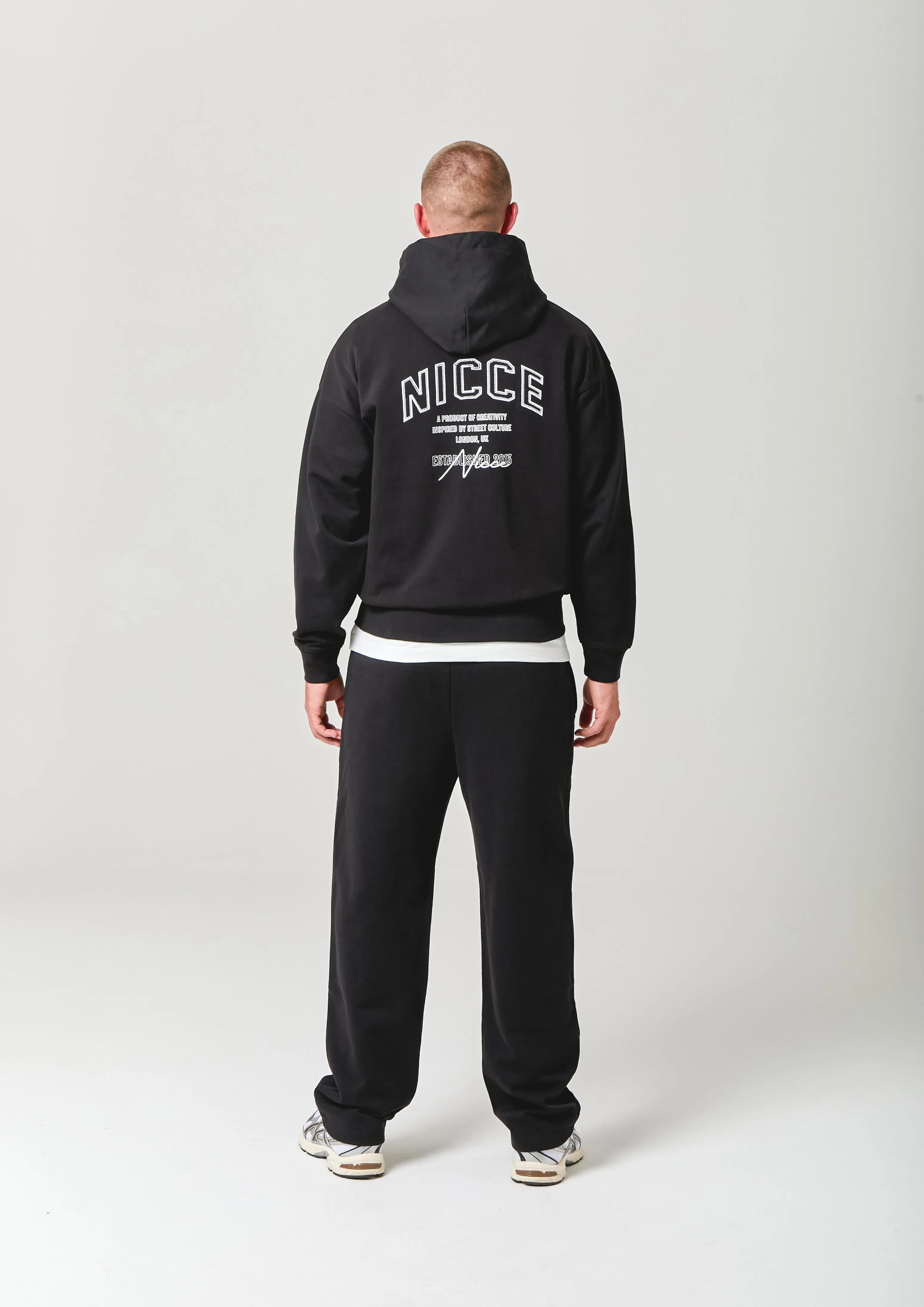 NICCE Mens Elevate Zip Thru Hoodie | Black sold by Nicce product image thumbnail 3
