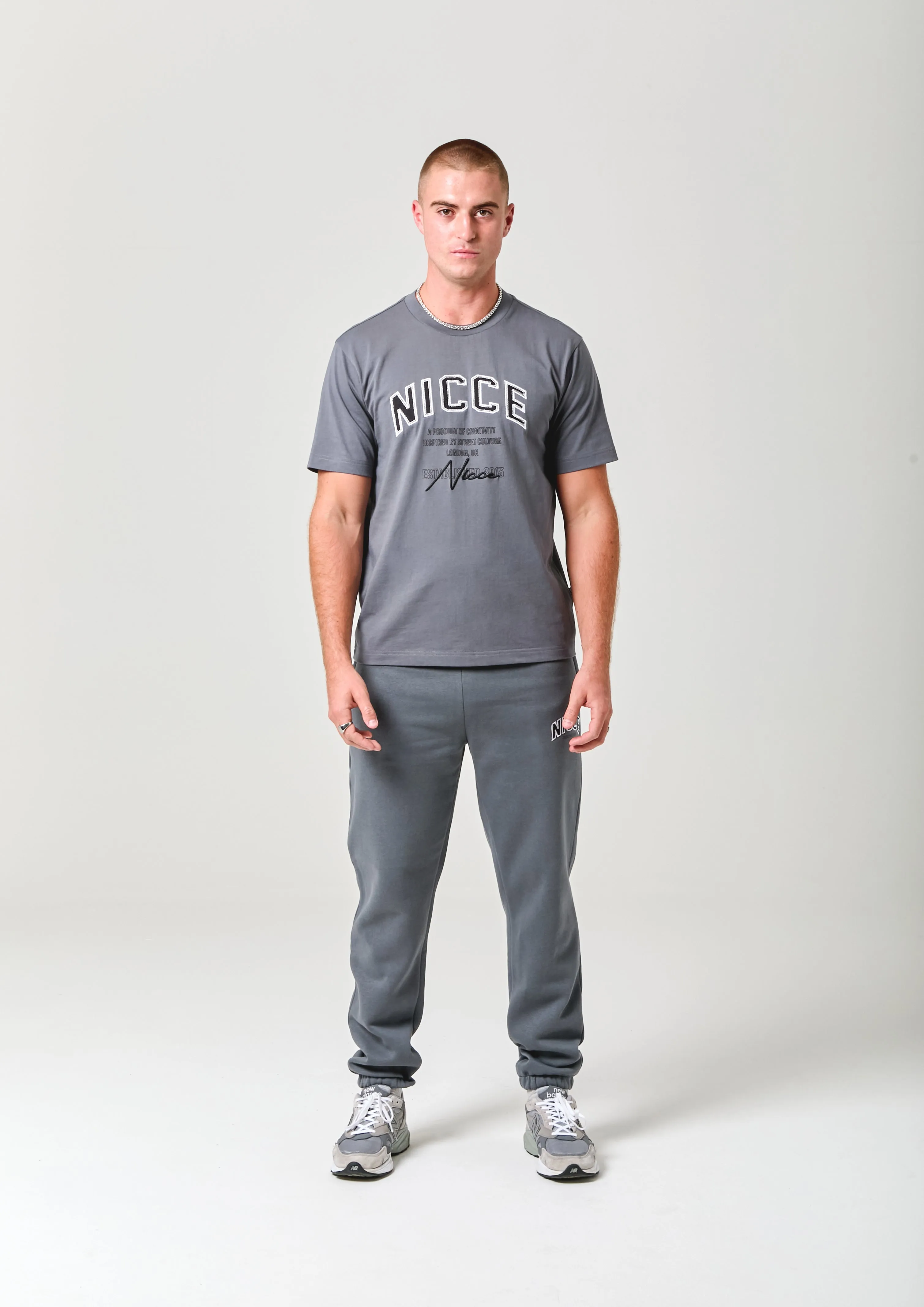 NICCE Mens Elevate T-Shirt | Graphite sold by Nicce product image thumbnail 4
