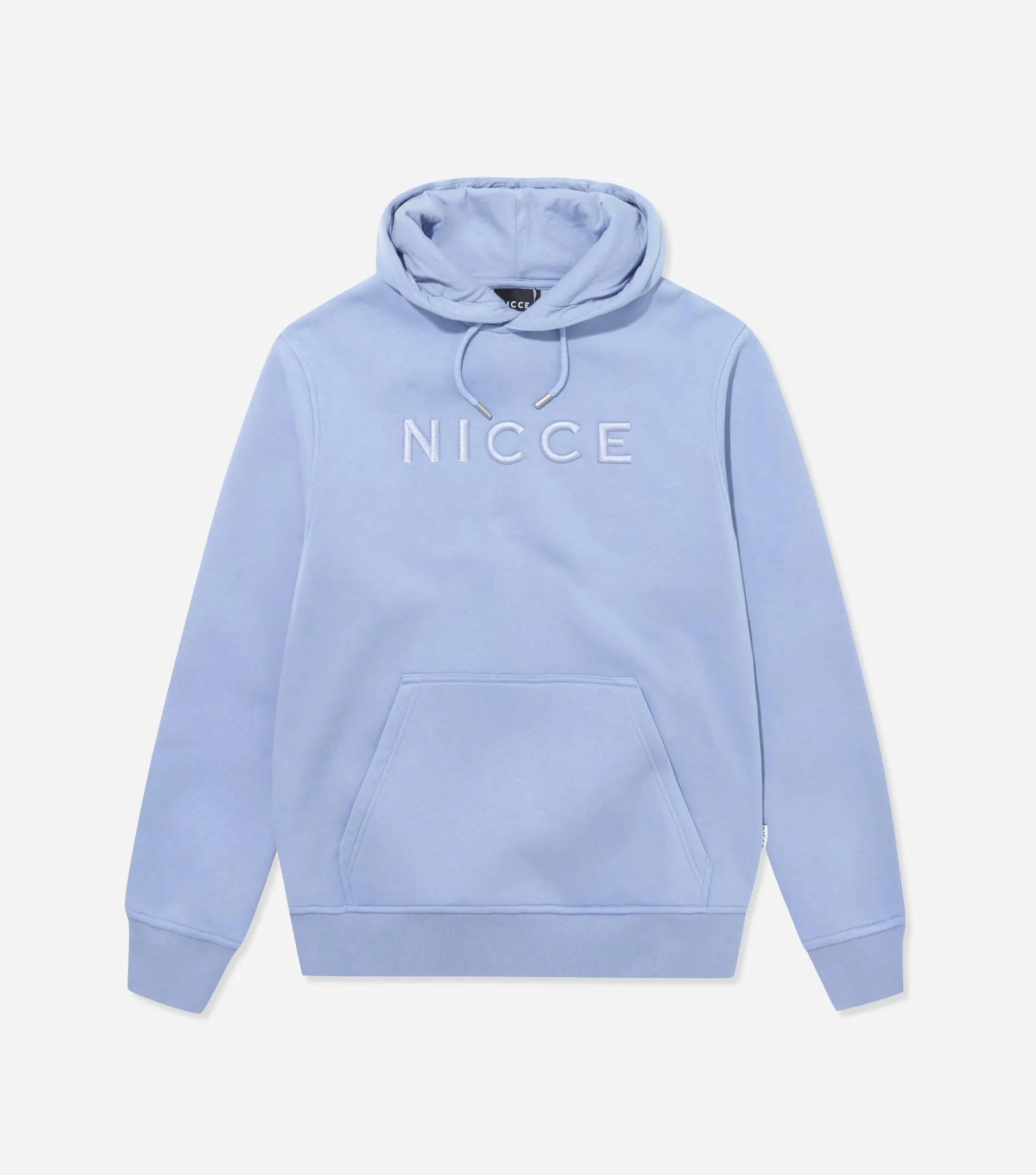 NICCE Mens Mercury Hoodie | Heron Blue sold by Nicce