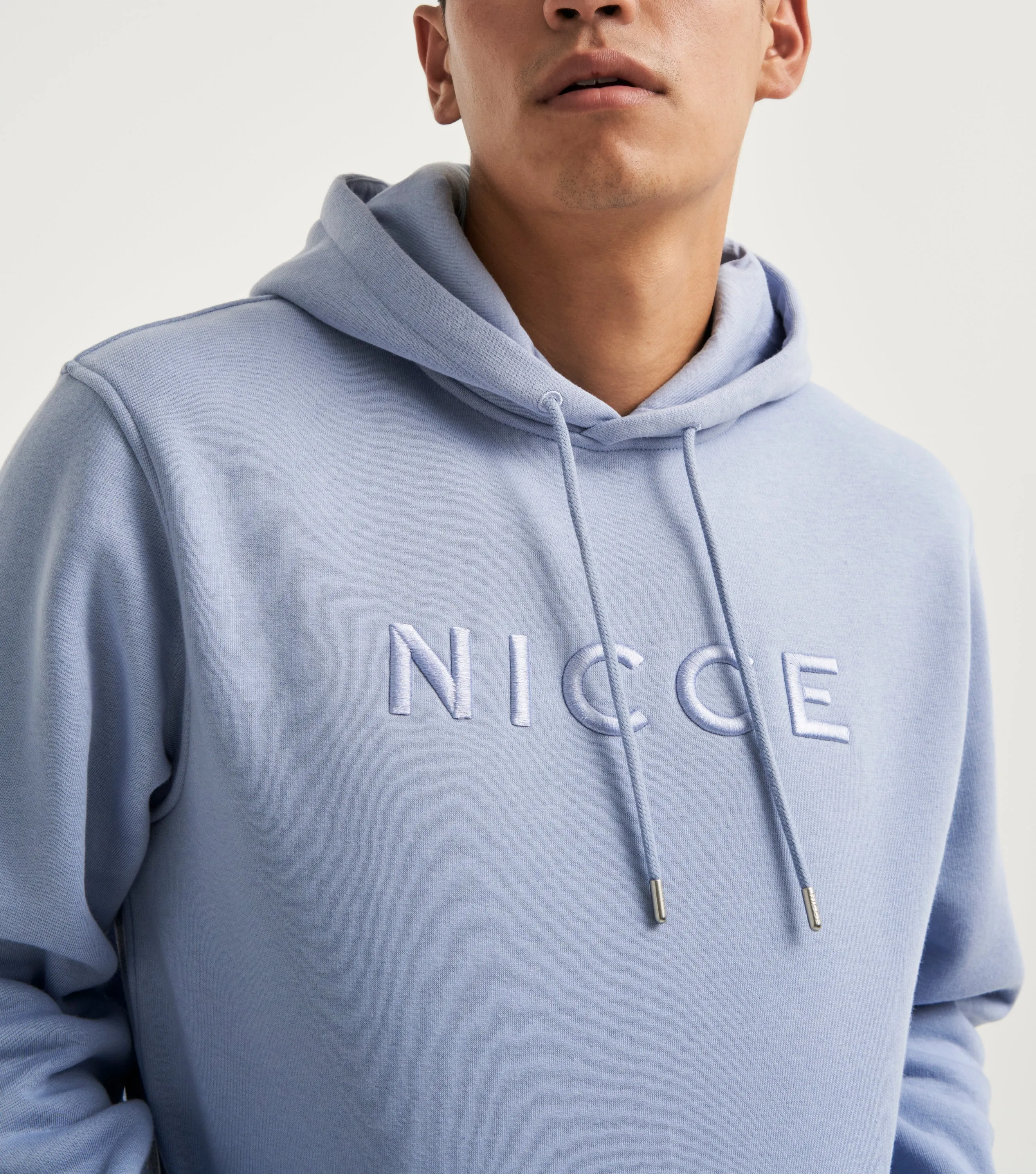 NICCE Mens Mercury Hoodie | Heron Blue sold by Nicce product image thumbnail 4