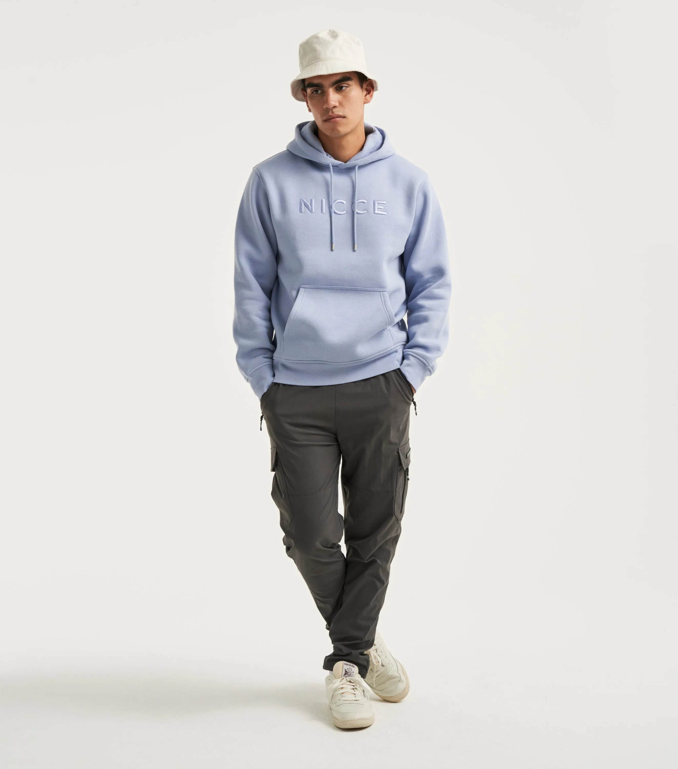 NICCE Mens Mercury Hoodie | Heron Blue sold by Nicce product image thumbnail 2
