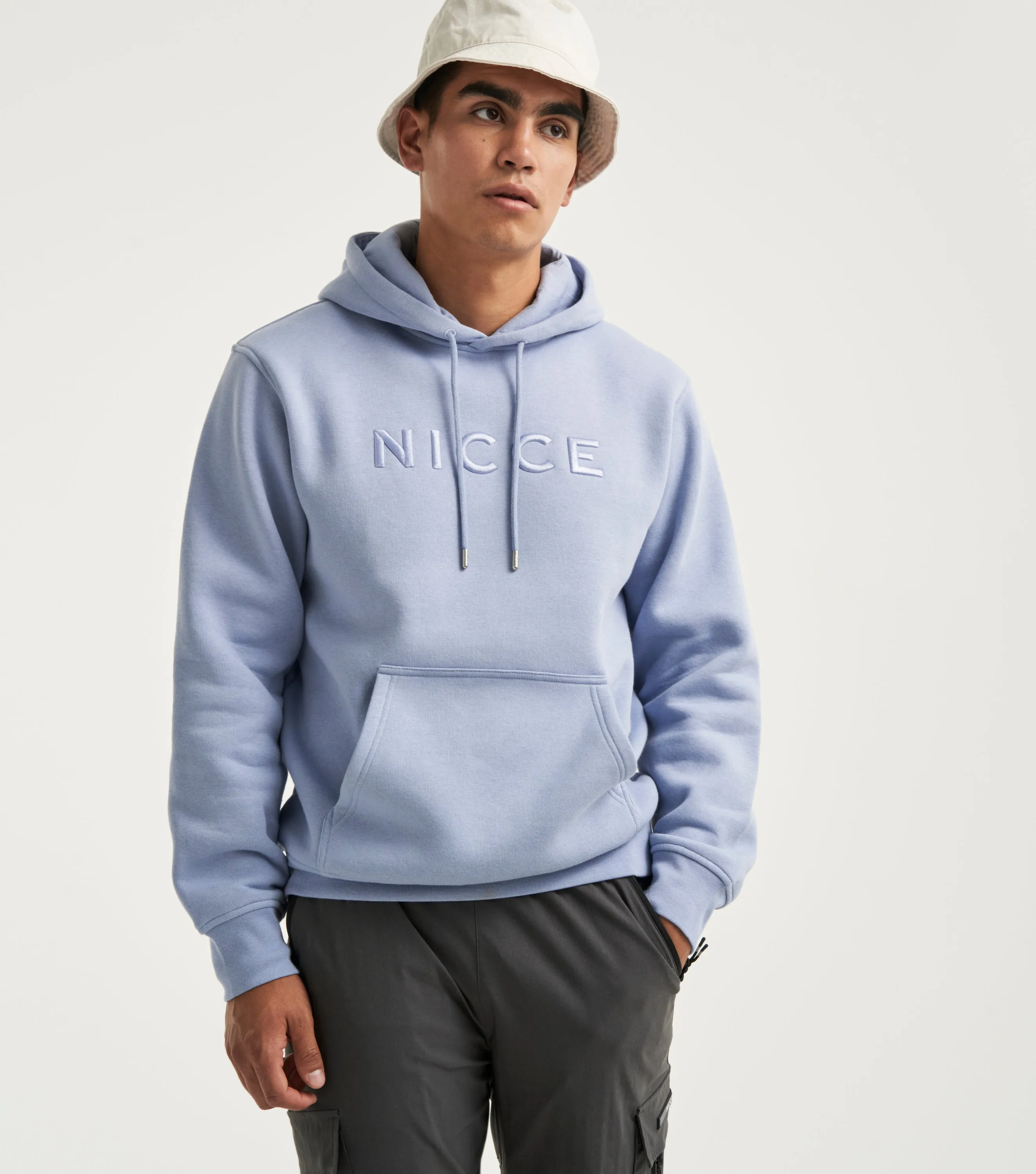 NICCE Mens Mercury Hoodie | Heron Blue sold by Nicce product image thumbnail 3