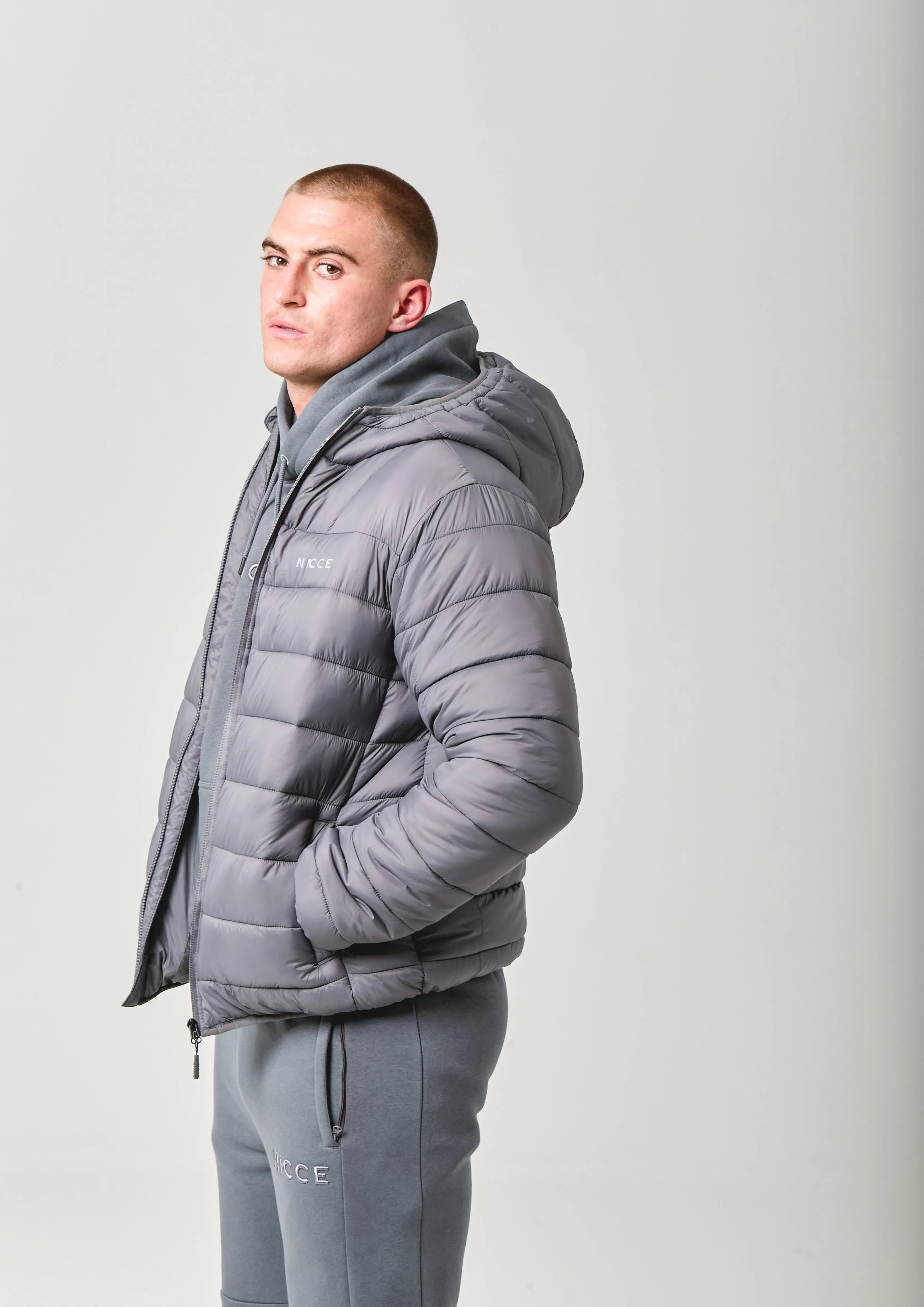 NICCE Mens Lionel Jacket | Coal sold by Nicce product image thumbnail 3