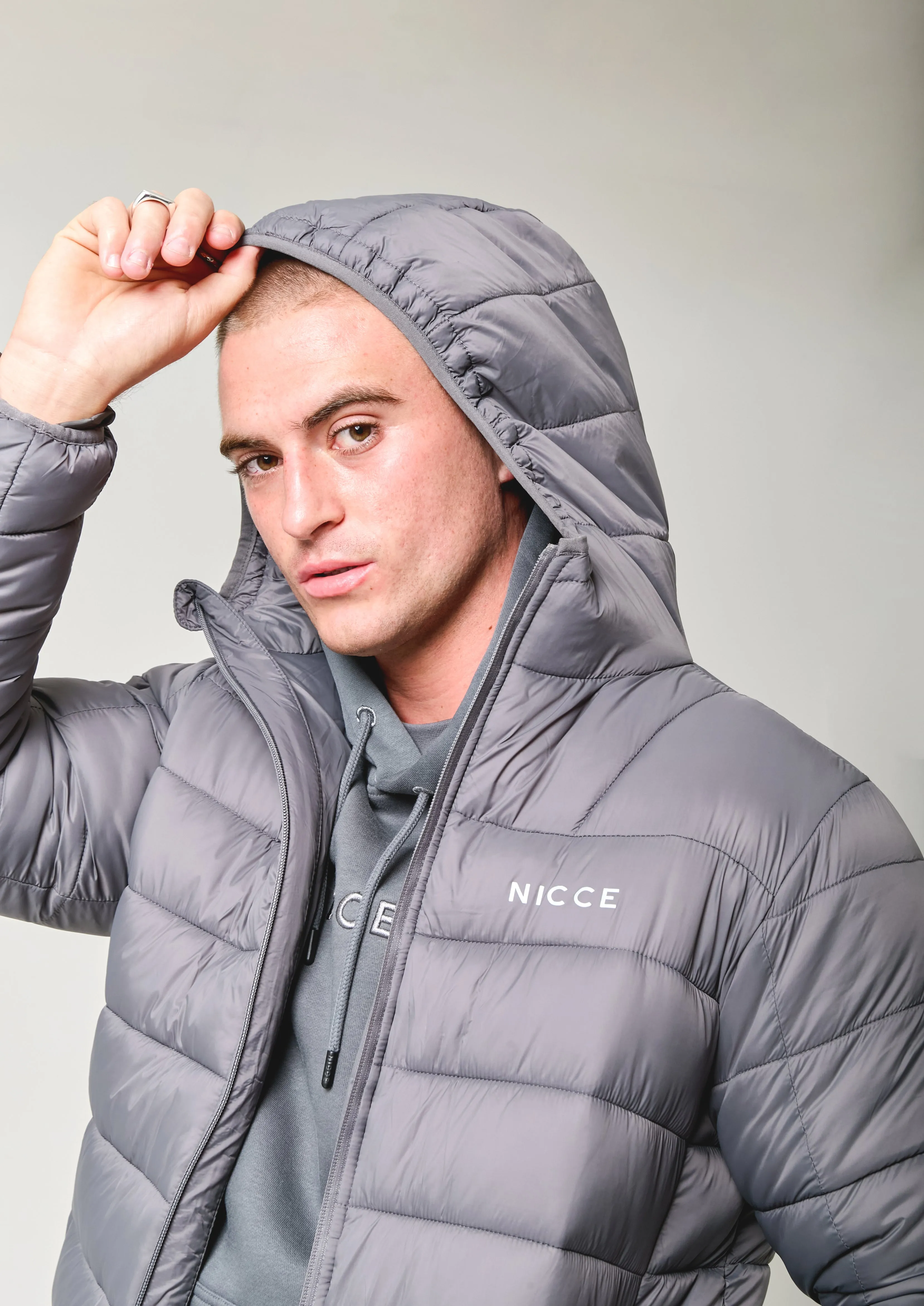 NICCE Mens Lionel Jacket | Coal sold by Nicce