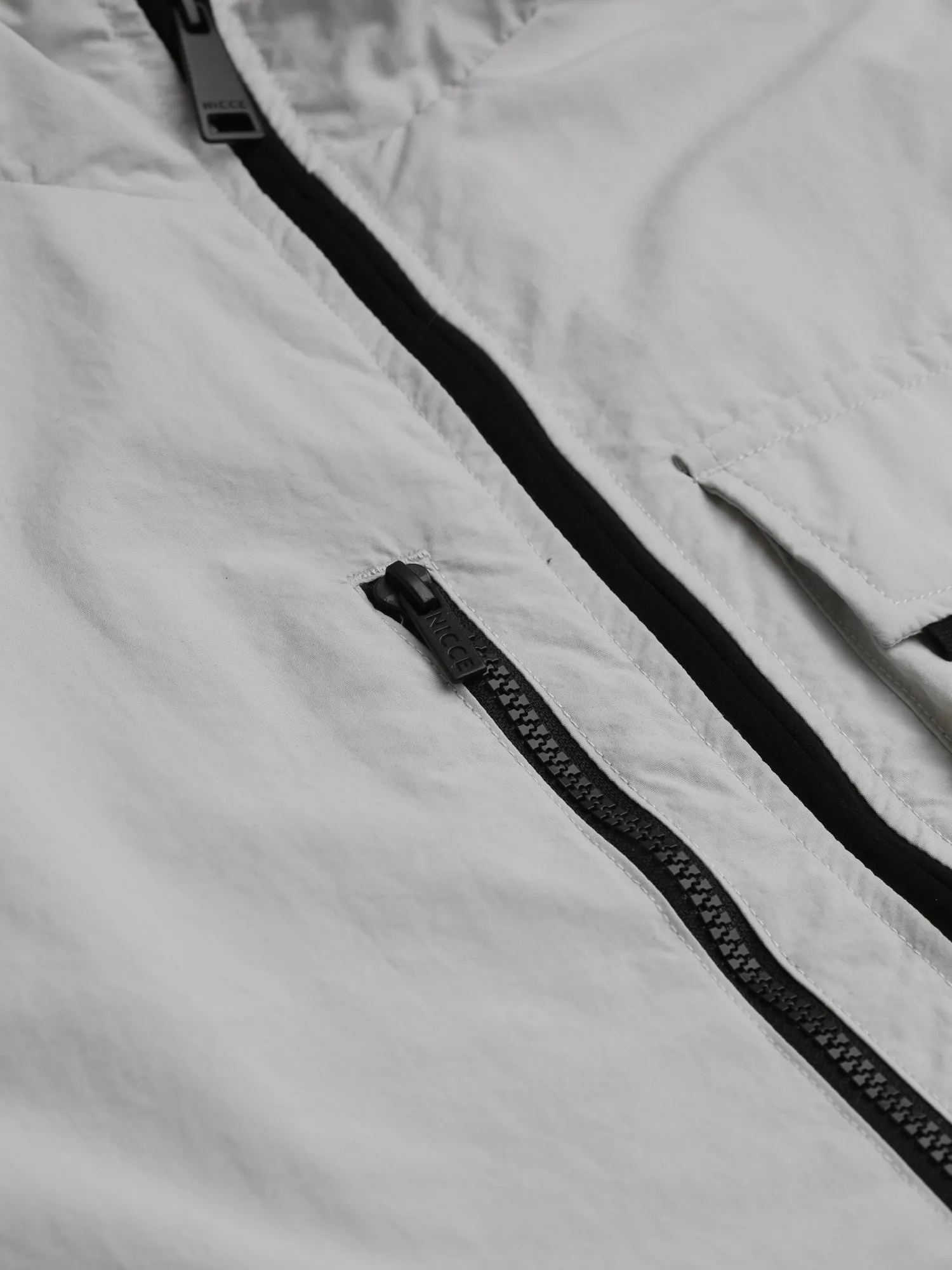 NICCE Mens Jayzen Overshirt | Chalk Grey sold by Nicce product image thumbnail 4