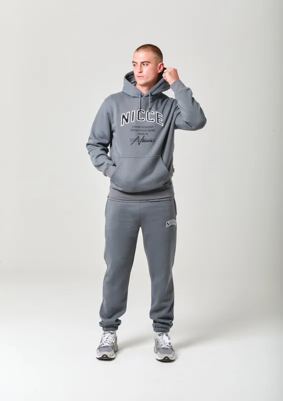 NICCE Mens Elevate Hoodie & Jogger Set | Graphite sold by Nicce