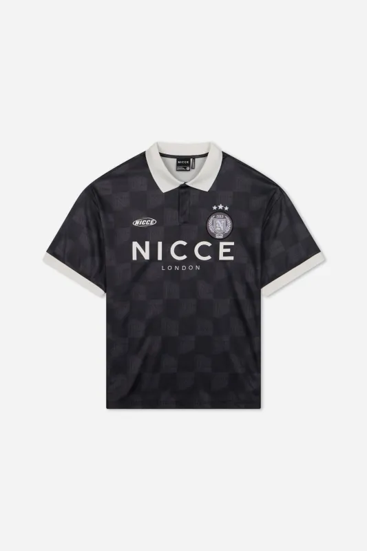 NICCE Mens Stadium Football Shirt | Black made by Nicce