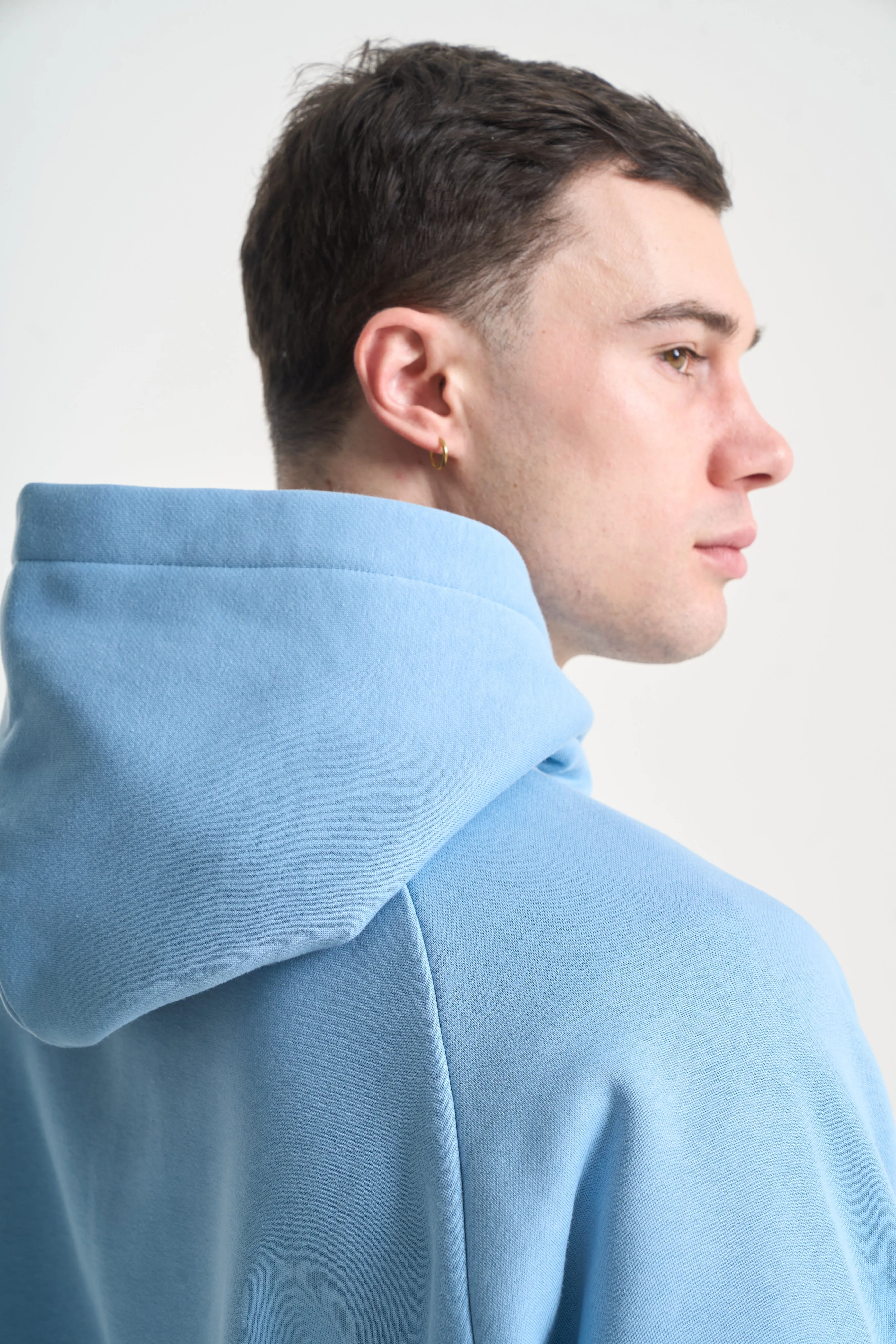 NICCE Mens Mercury Outline Hoodie | Allure Blue sold by Nicce product image thumbnail 4