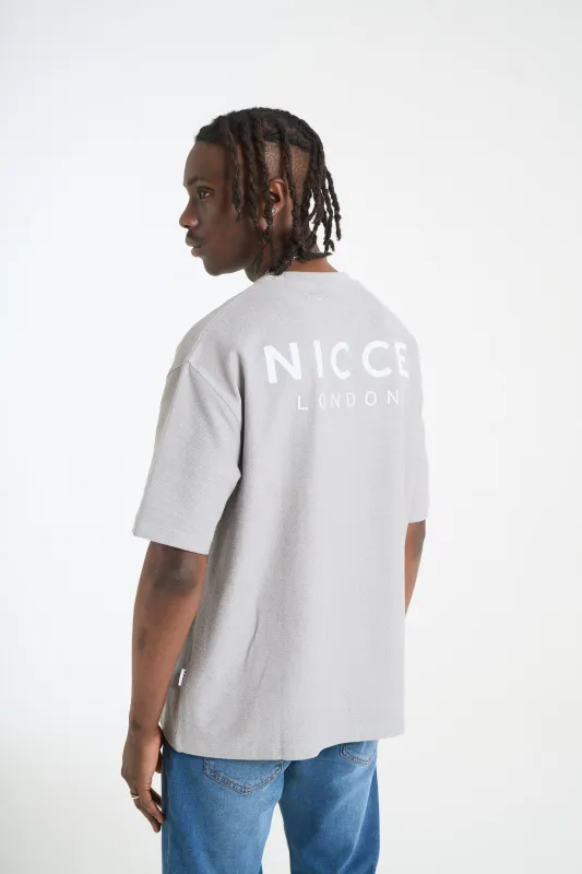 NICCE Mens Flavur T-Shirt | Circular Grey made by Nicce