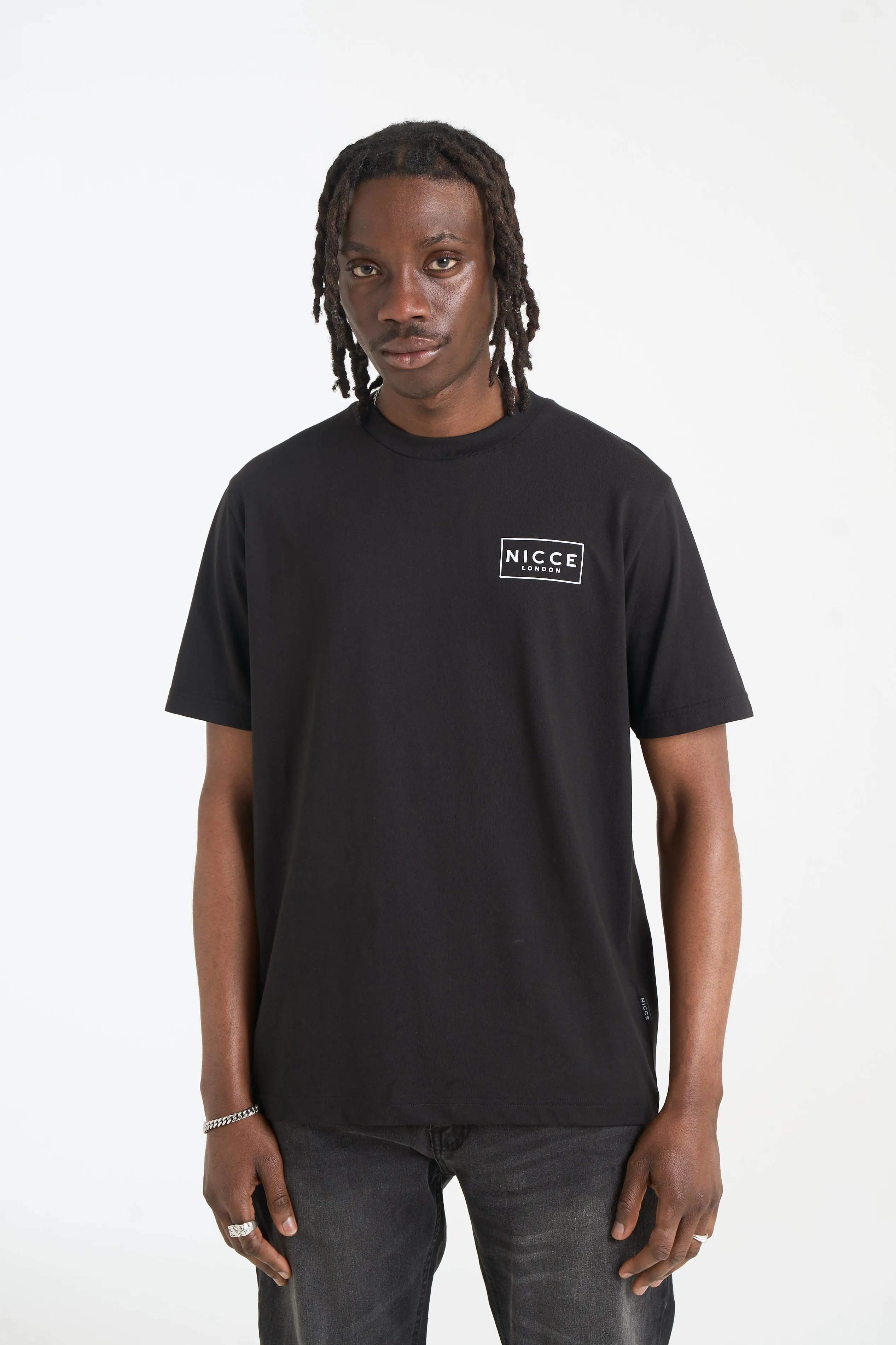 NICCE Mens Franzo T-Shirt | Black sold by Nicce product image thumbnail 2