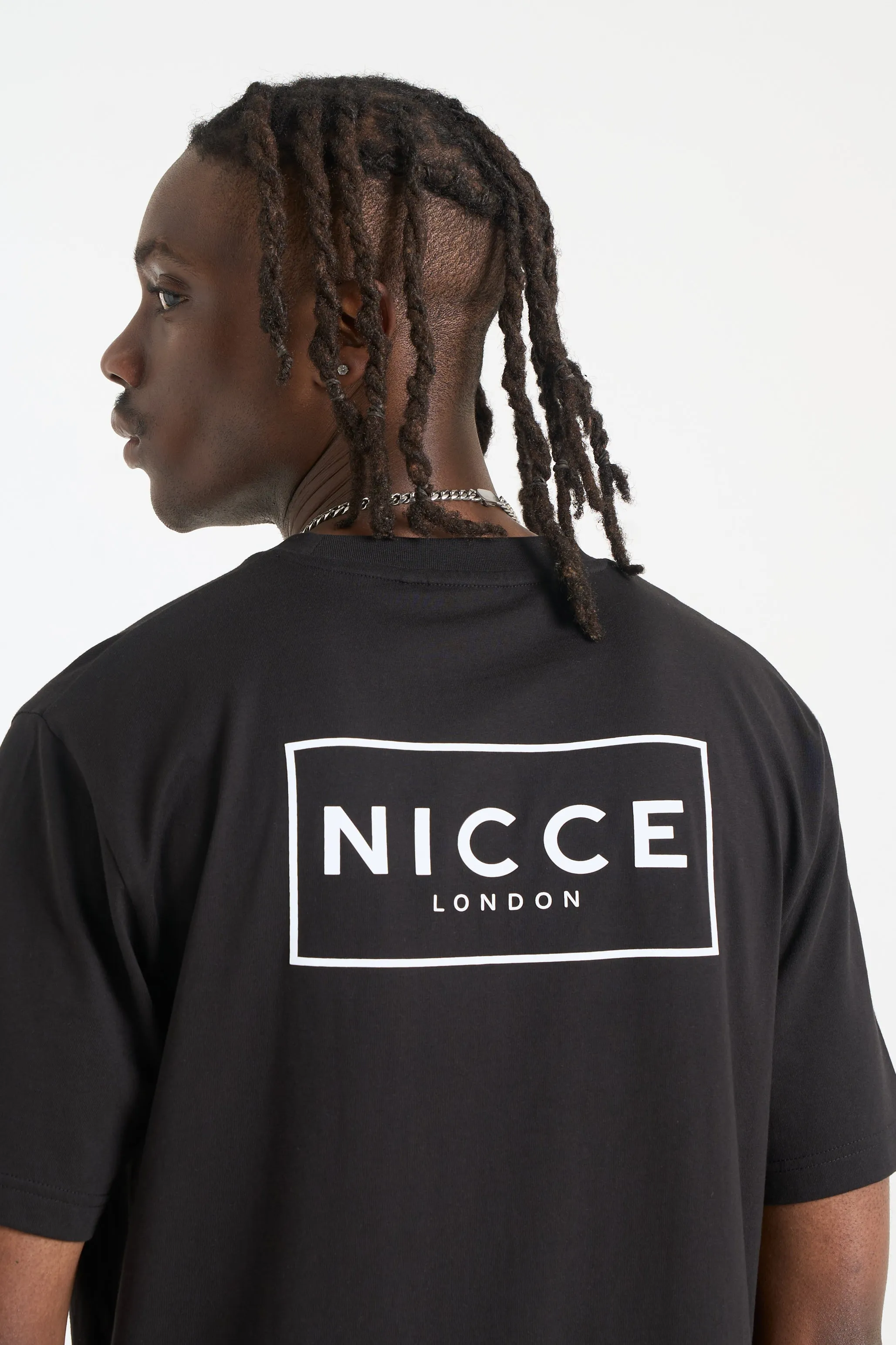 NICCE Mens Franzo T-Shirt | Black sold by Nicce product image thumbnail 3