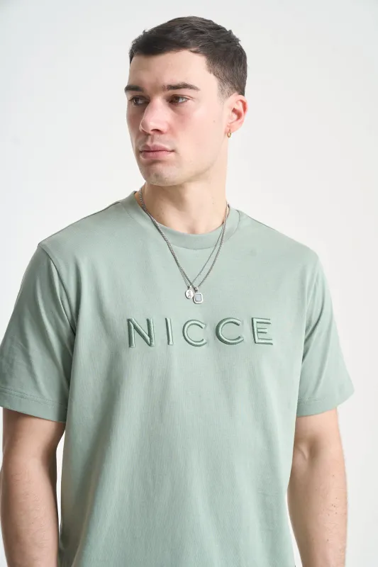 NICCE Mens Mercury T-Shirt | Sage made by Nicce
