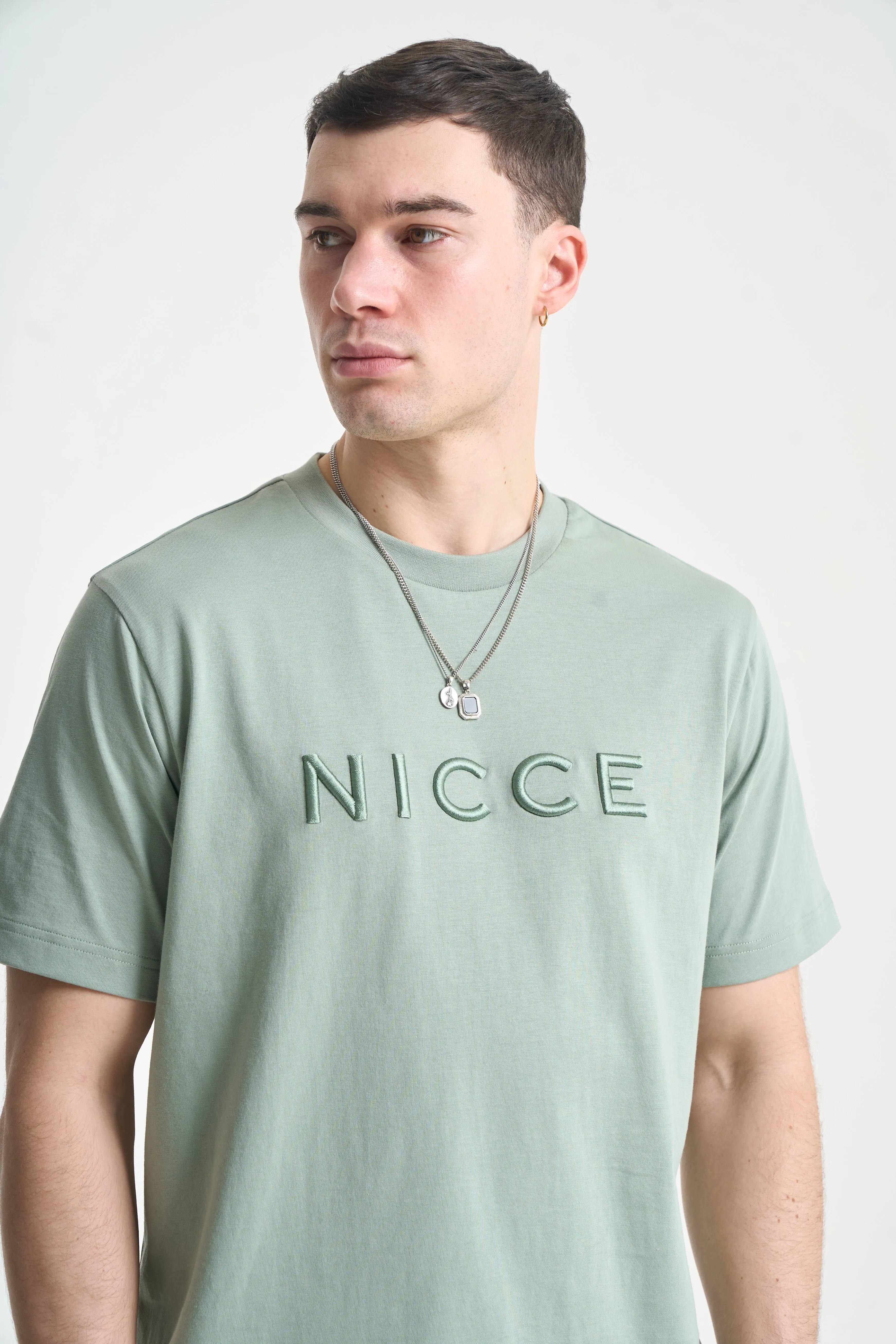 NICCE Mens Mercury T-Shirt | Sage sold by Nicce
