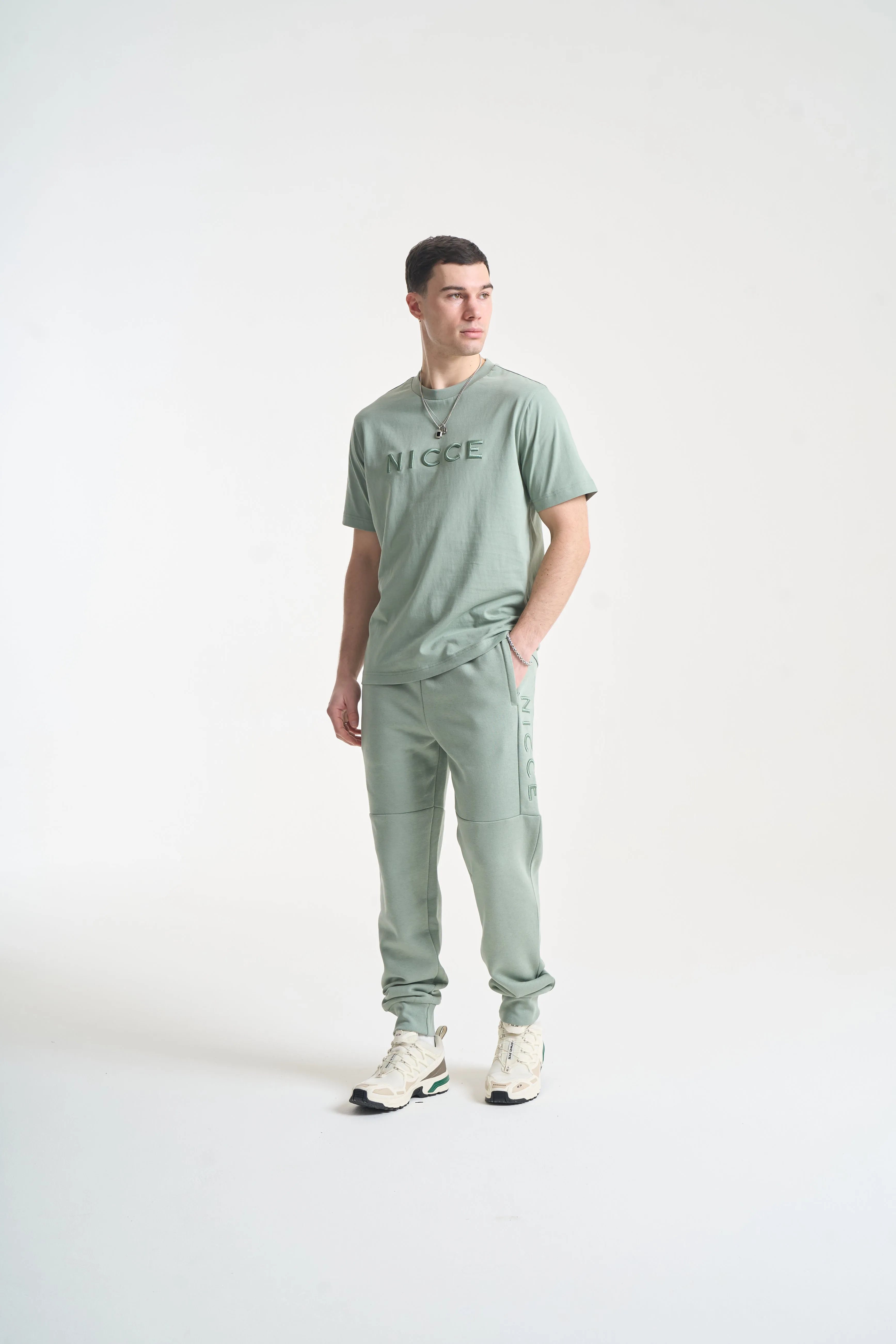 NICCE Mens Mercury T-Shirt | Sage sold by Nicce product image thumbnail 3