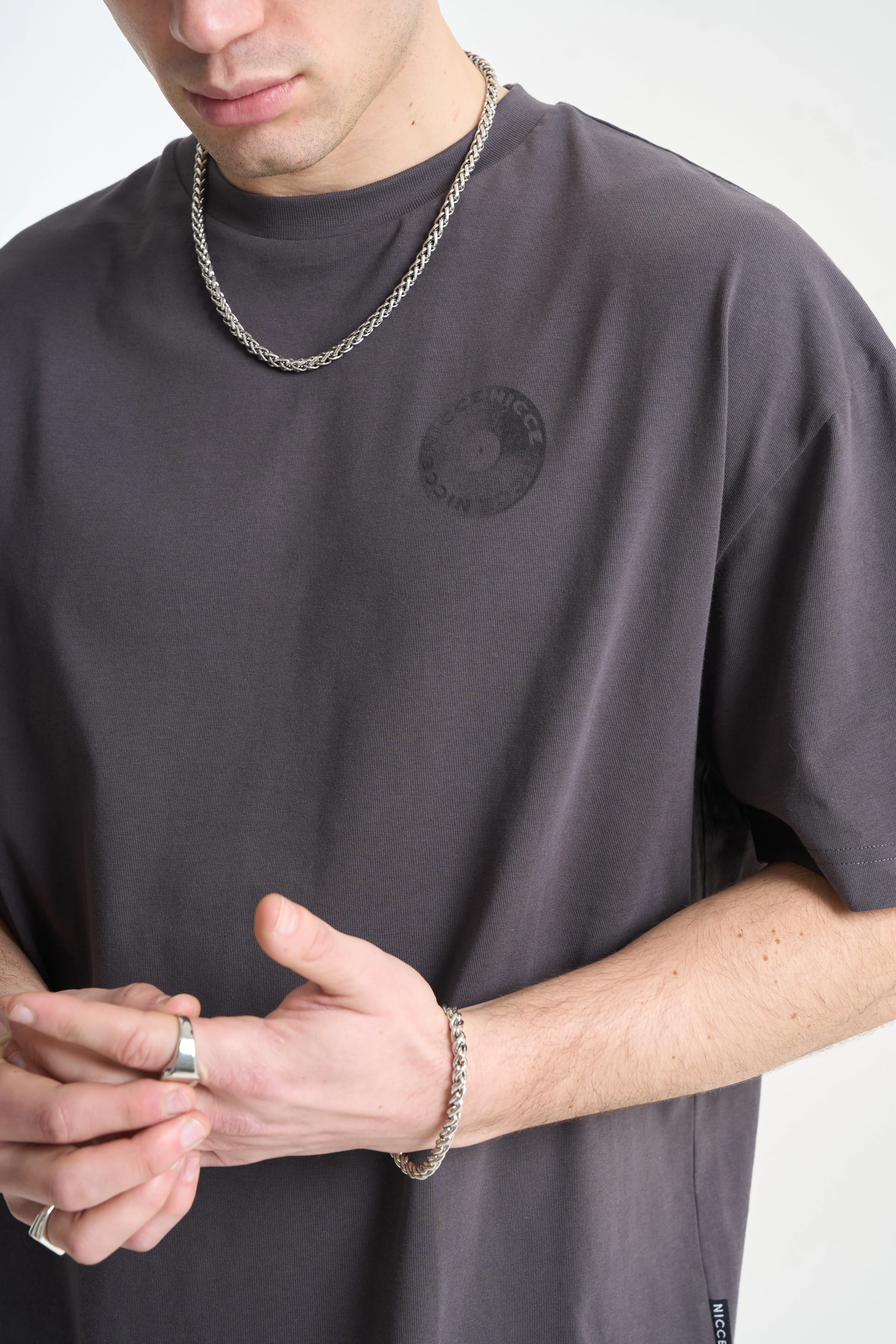 NICCE Mens Ambit T-Shirt | Coal sold by Nicce product image thumbnail 2