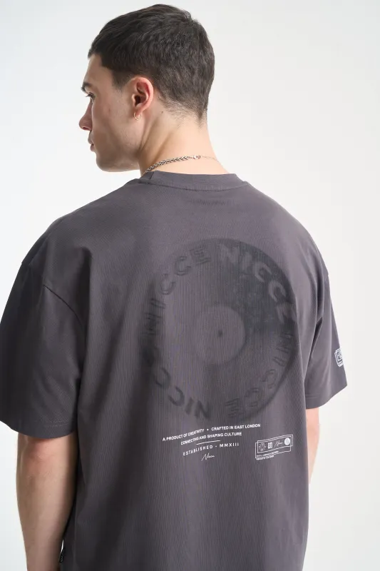 NICCE Mens Ambit T-Shirt | Coal made by Nicce
