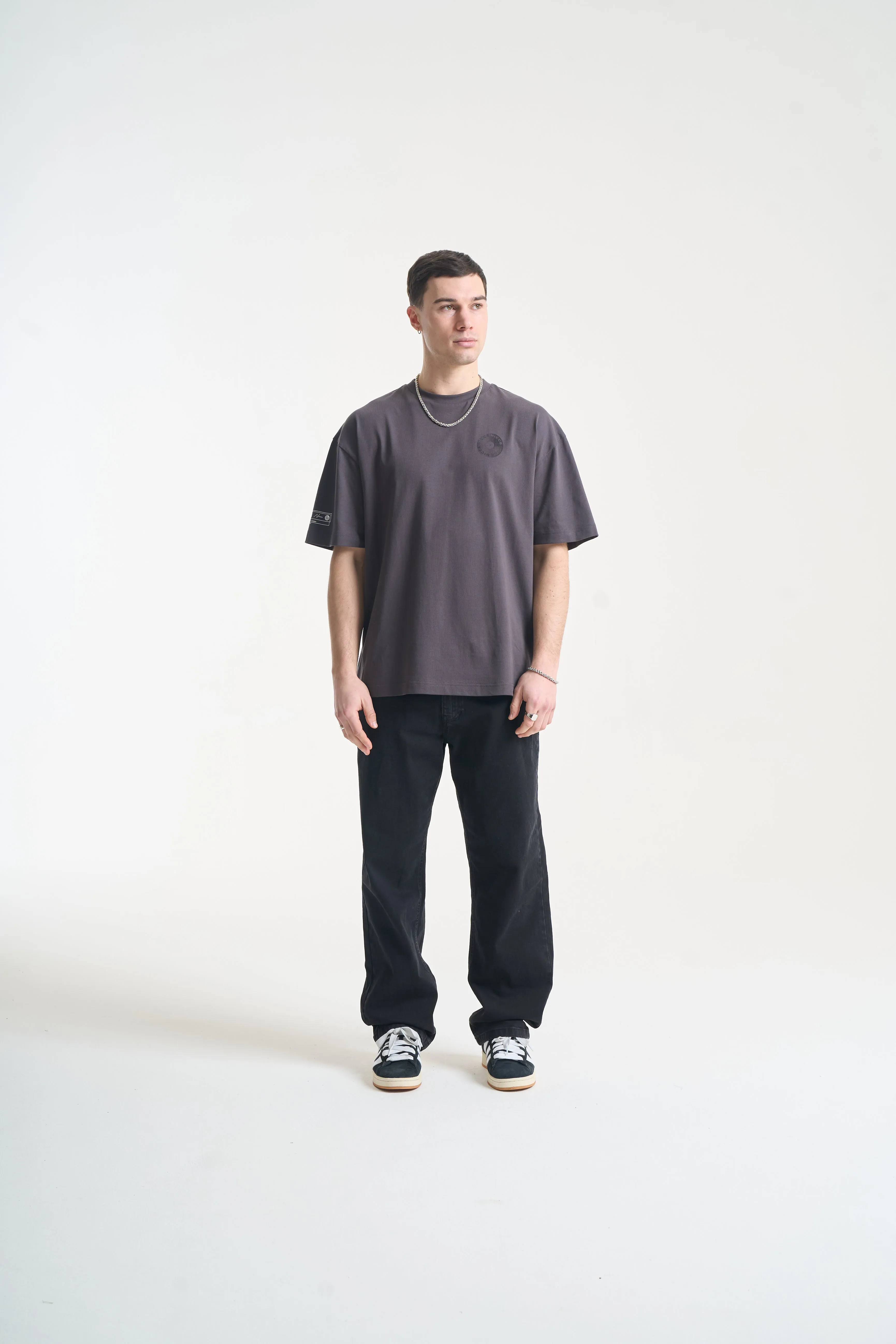 NICCE Mens Ambit T-Shirt | Coal sold by Nicce product image thumbnail 3
