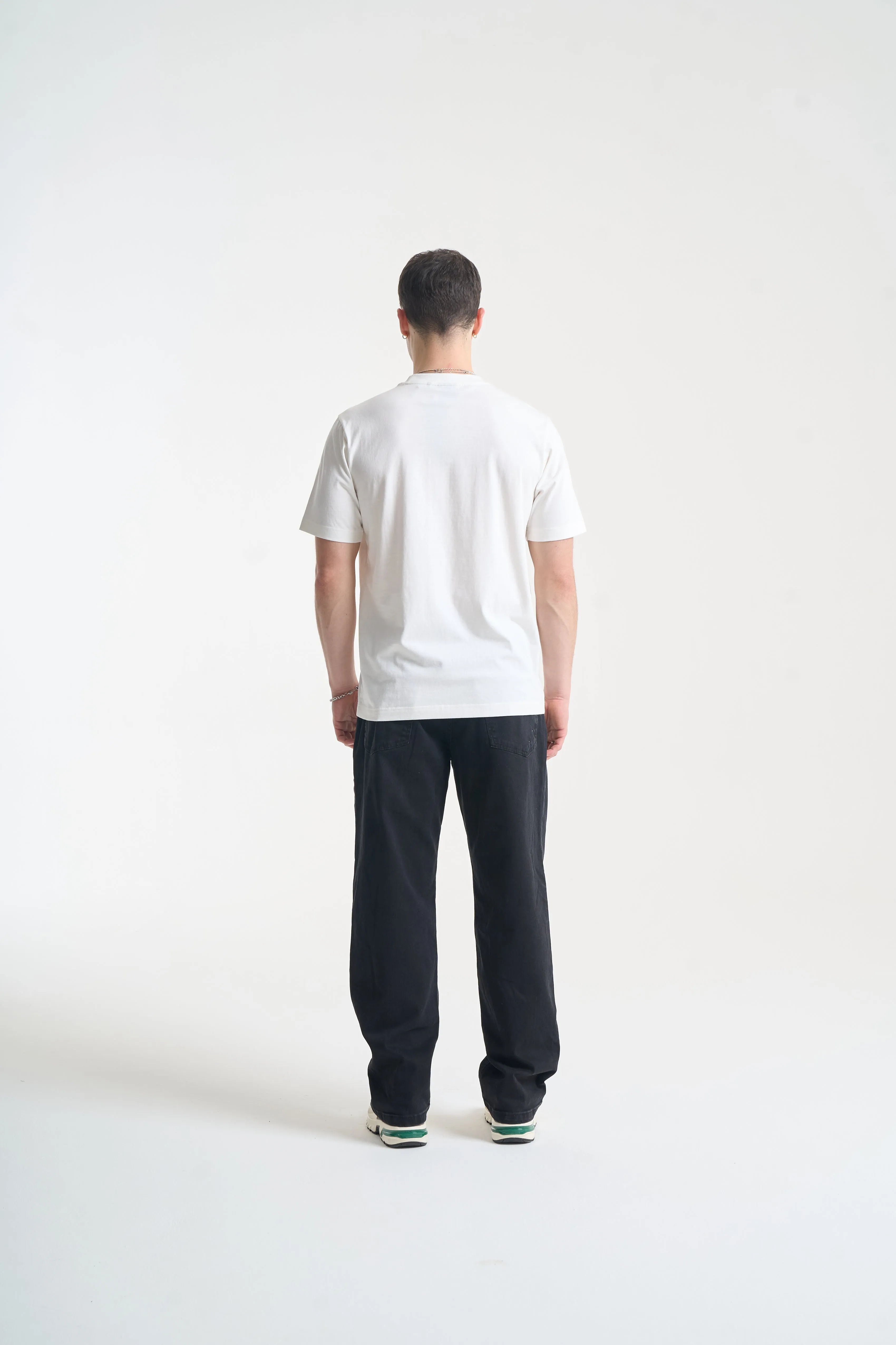 NICCE Mens Mercury Outline T-Shirt | Off White sold by Nicce product image thumbnail 4