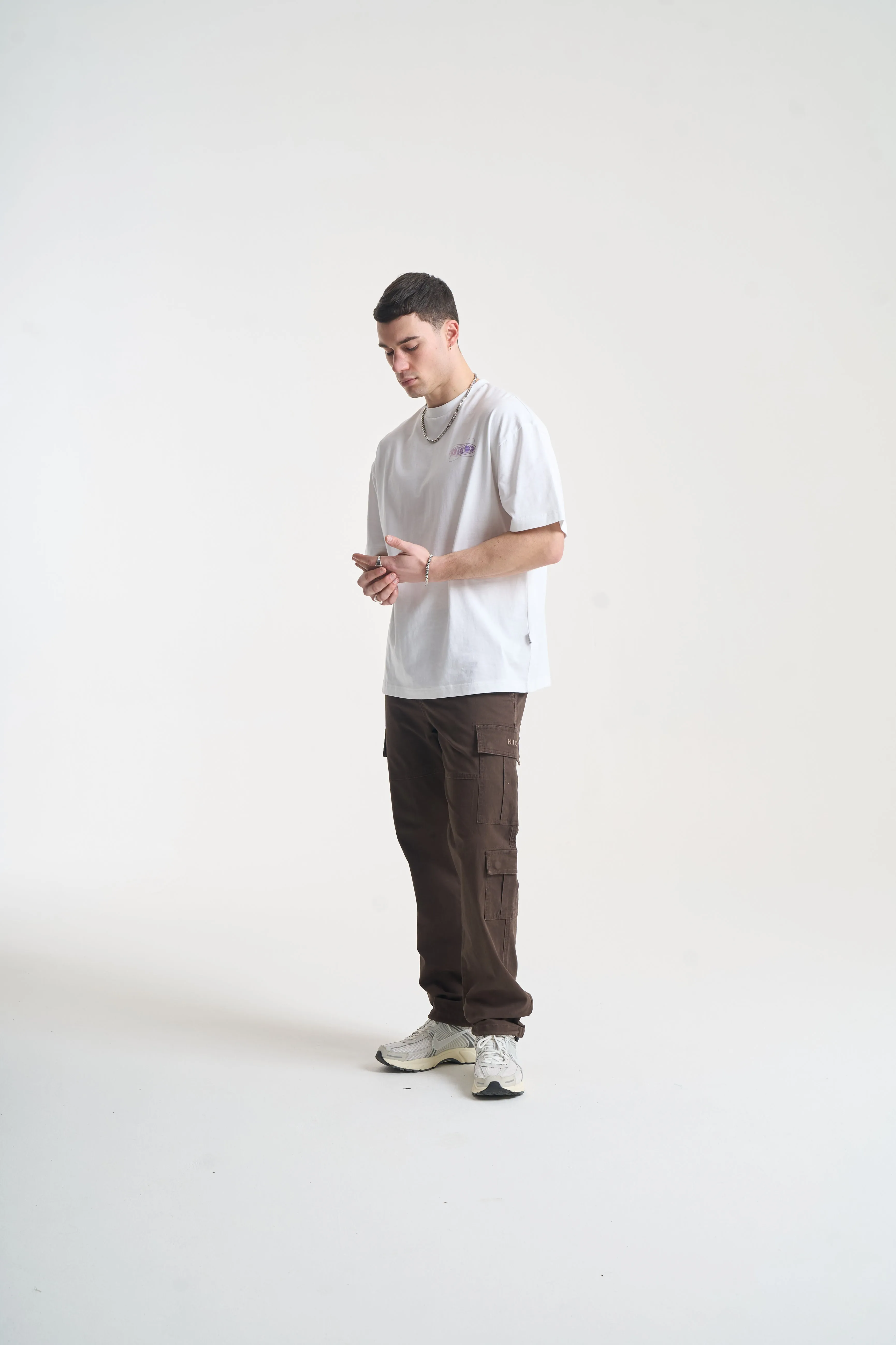 NICCE Mens Lita T-Shirt | White sold by Nicce product image thumbnail 5