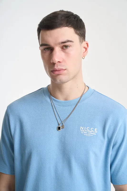 NICCE Mens Cera T-Shirt | Allure Blue made by Nicce