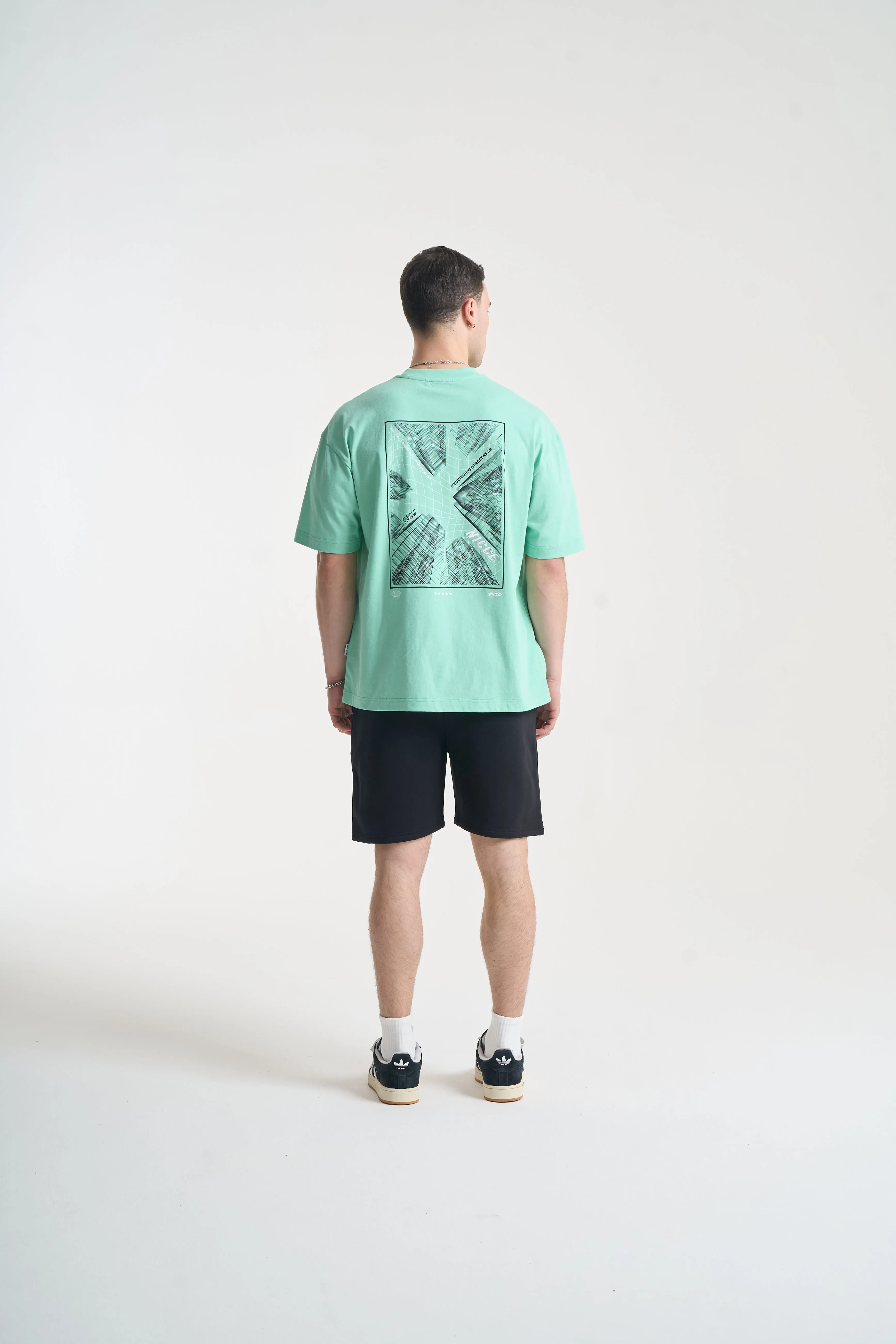 NICCE Mens Comet T-Shirt & Shorts Set | Mint sold by Nicce product image thumbnail 5