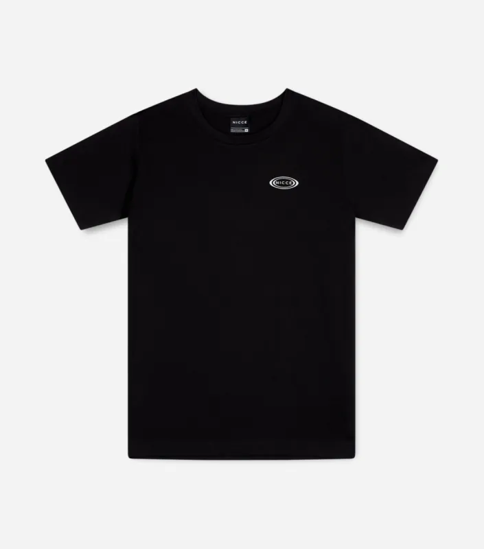 NICCE Mens Apex T-Shirt | Black sold by Nicce