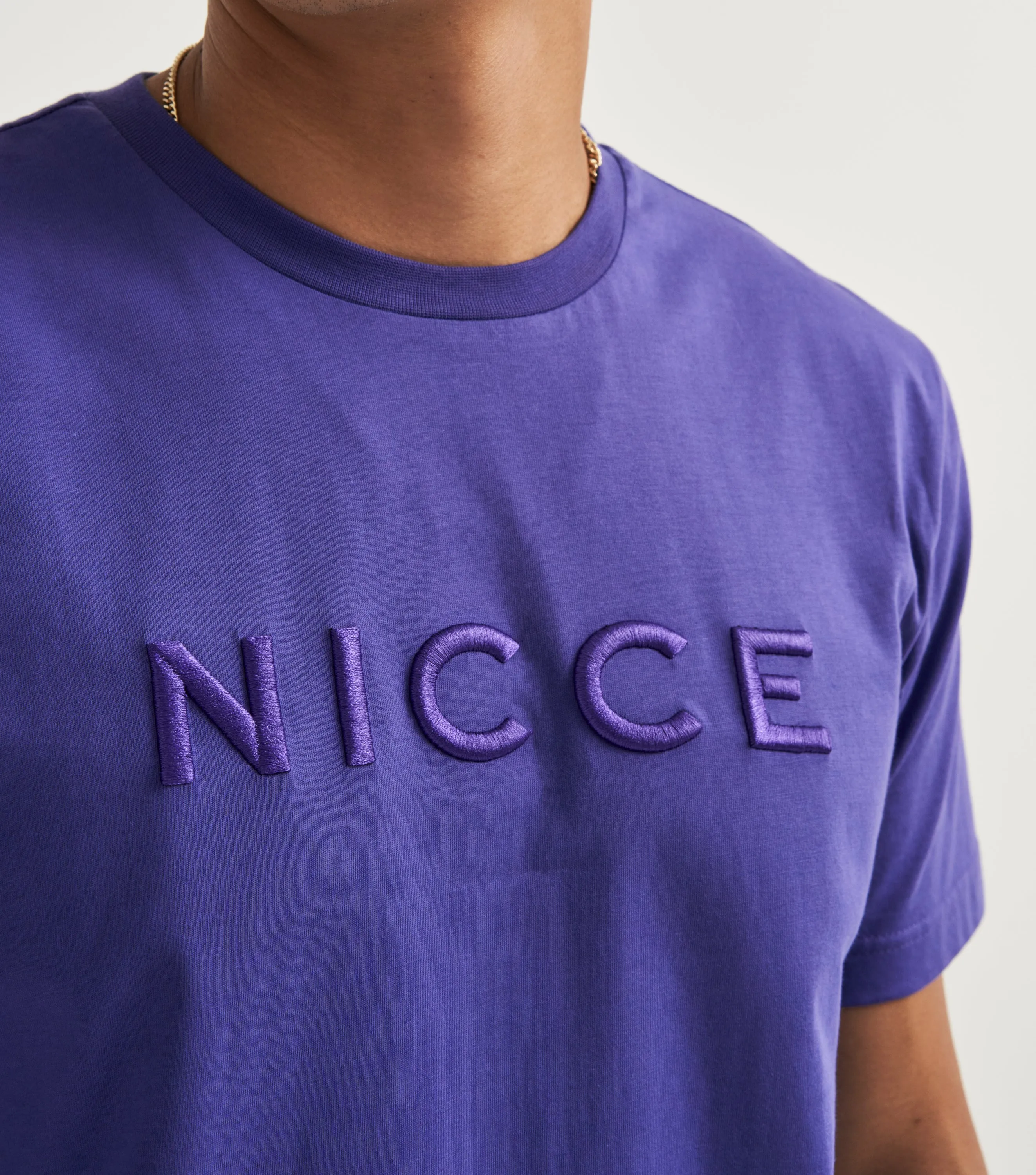 NICCE Mens Mercury T-Shirt | Purple Opulence sold by Nicce product image thumbnail 4