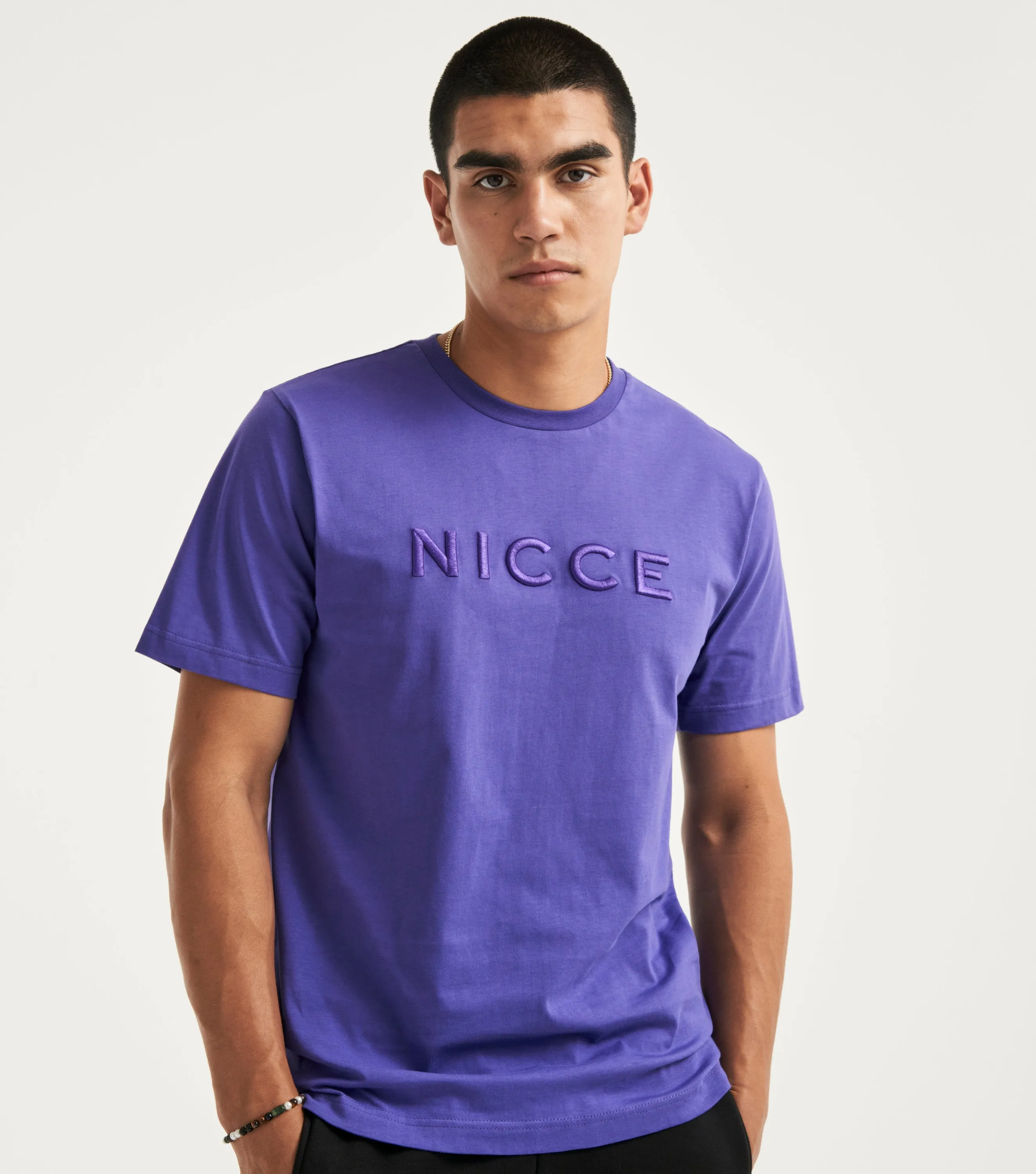 NICCE Mens Mercury T-Shirt | Purple Opulence sold by Nicce product image thumbnail 2