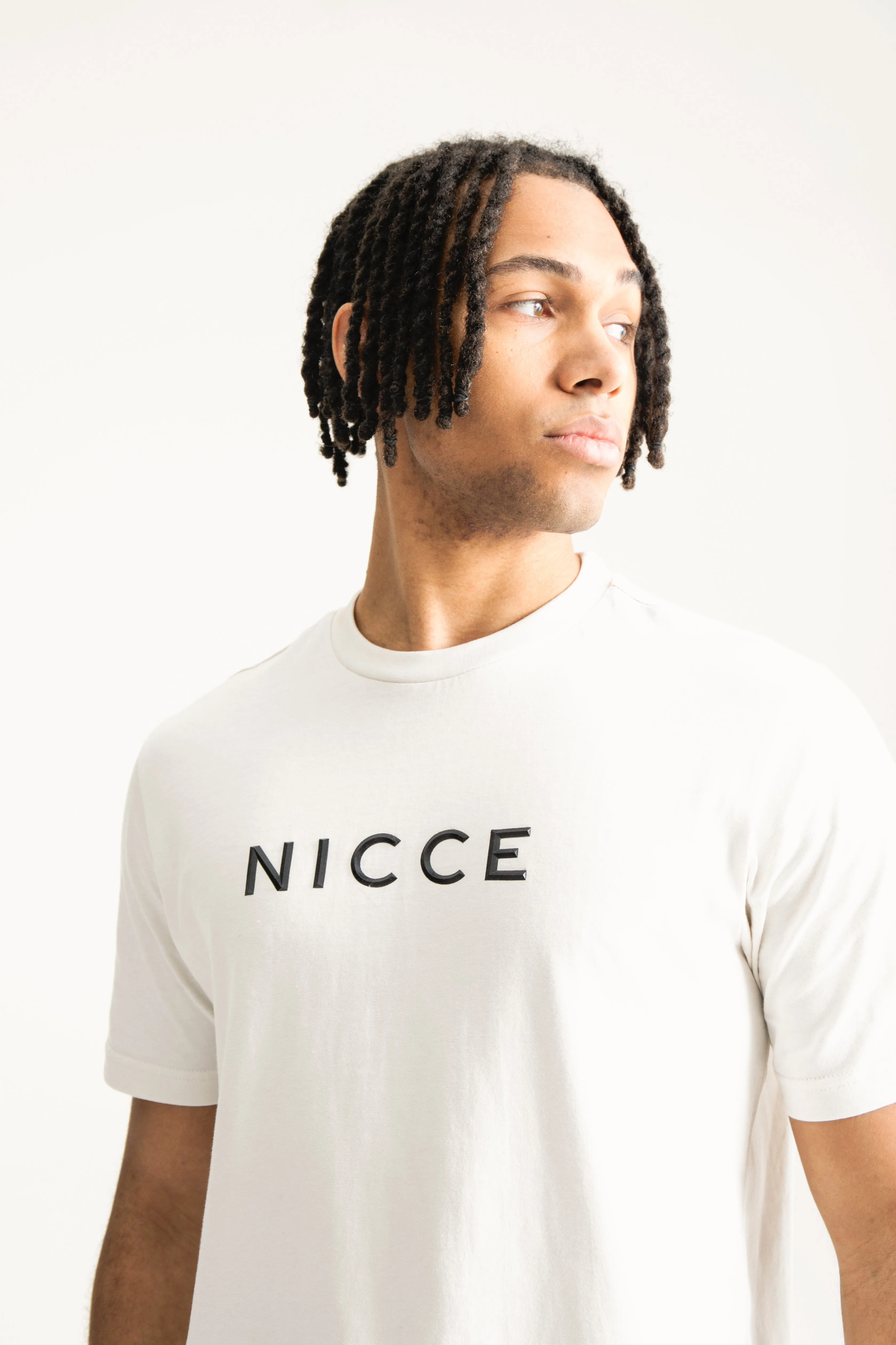 NICCE Mens Compact T-Shirt | Arctic Grey sold by Nicce product image thumbnail 3