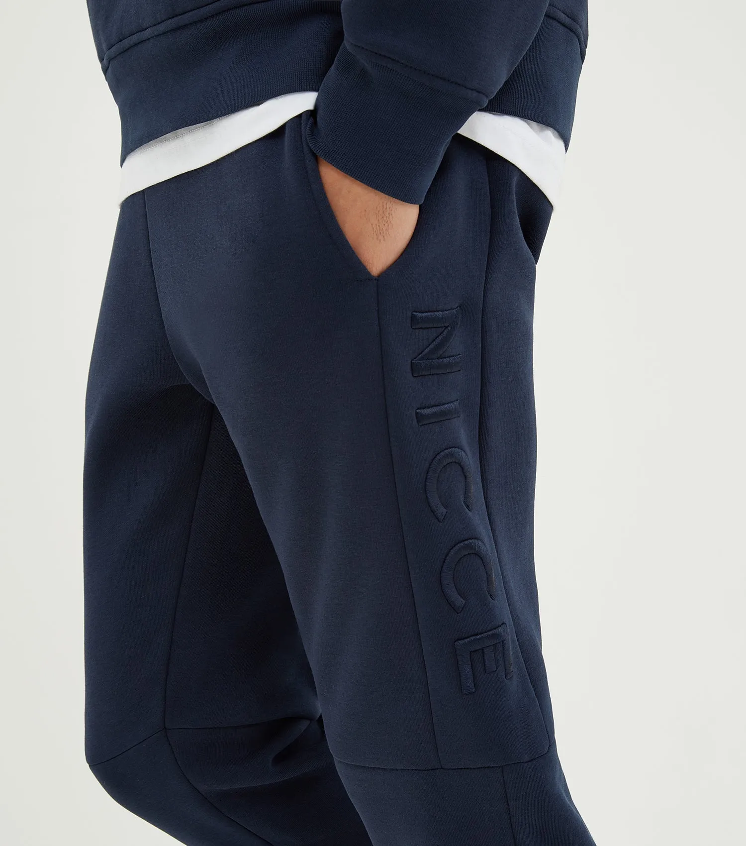 NICCE Mens Mercury Hoodie & Jogger Tracksuit Set | Deep Navy sold by Nicce product image thumbnail 4