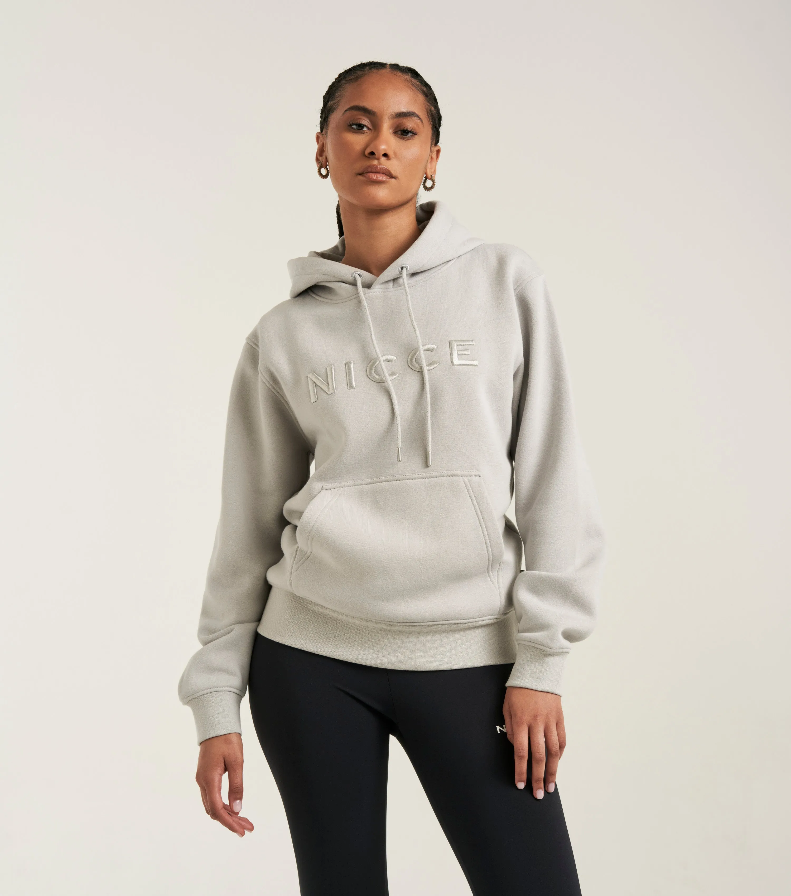NICCE Womens Ersa Hoodie | Chalk Grey sold by Nicce product image thumbnail 2