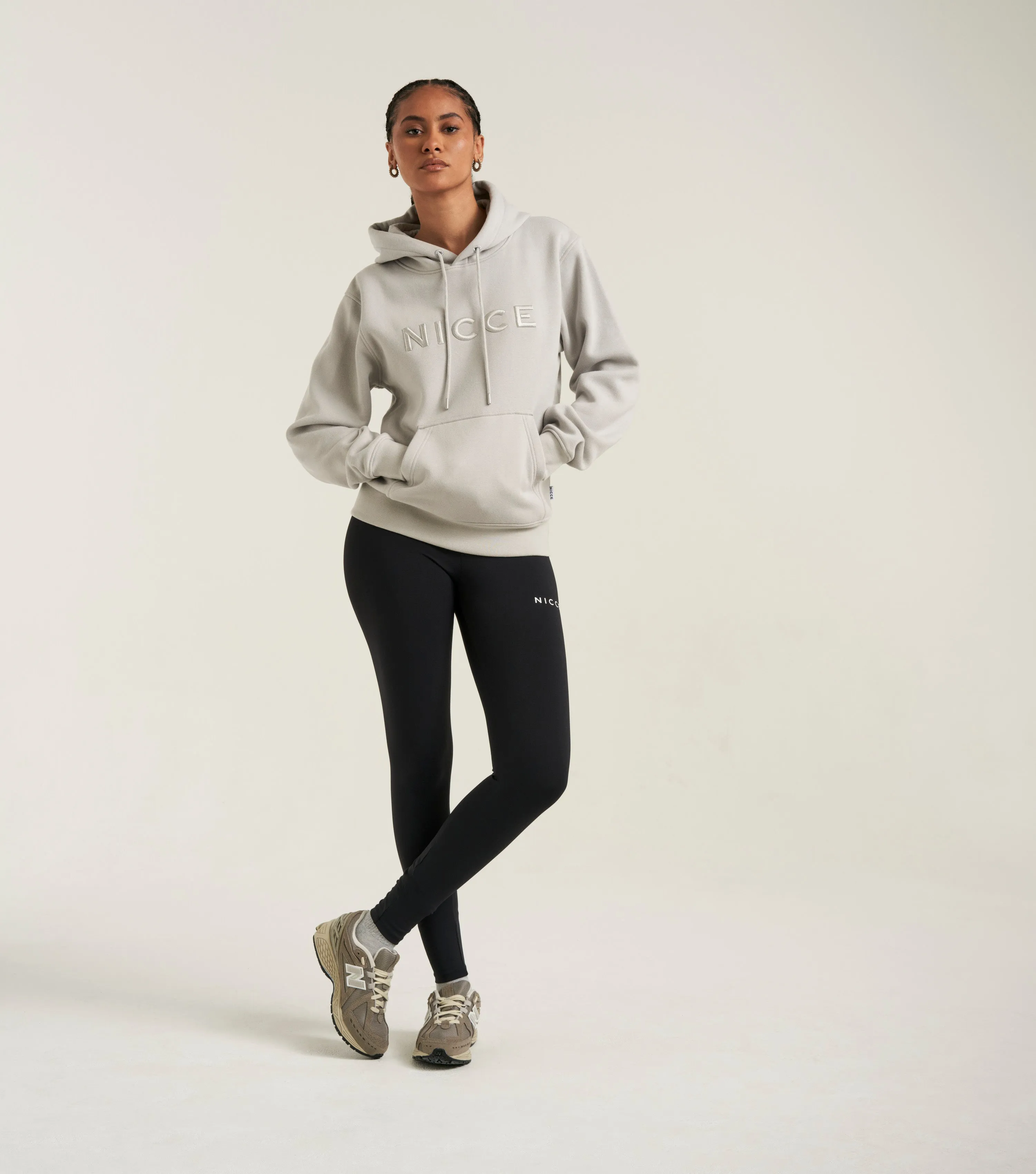 NICCE Womens Ersa Hoodie | Chalk Grey sold by Nicce product image thumbnail 3