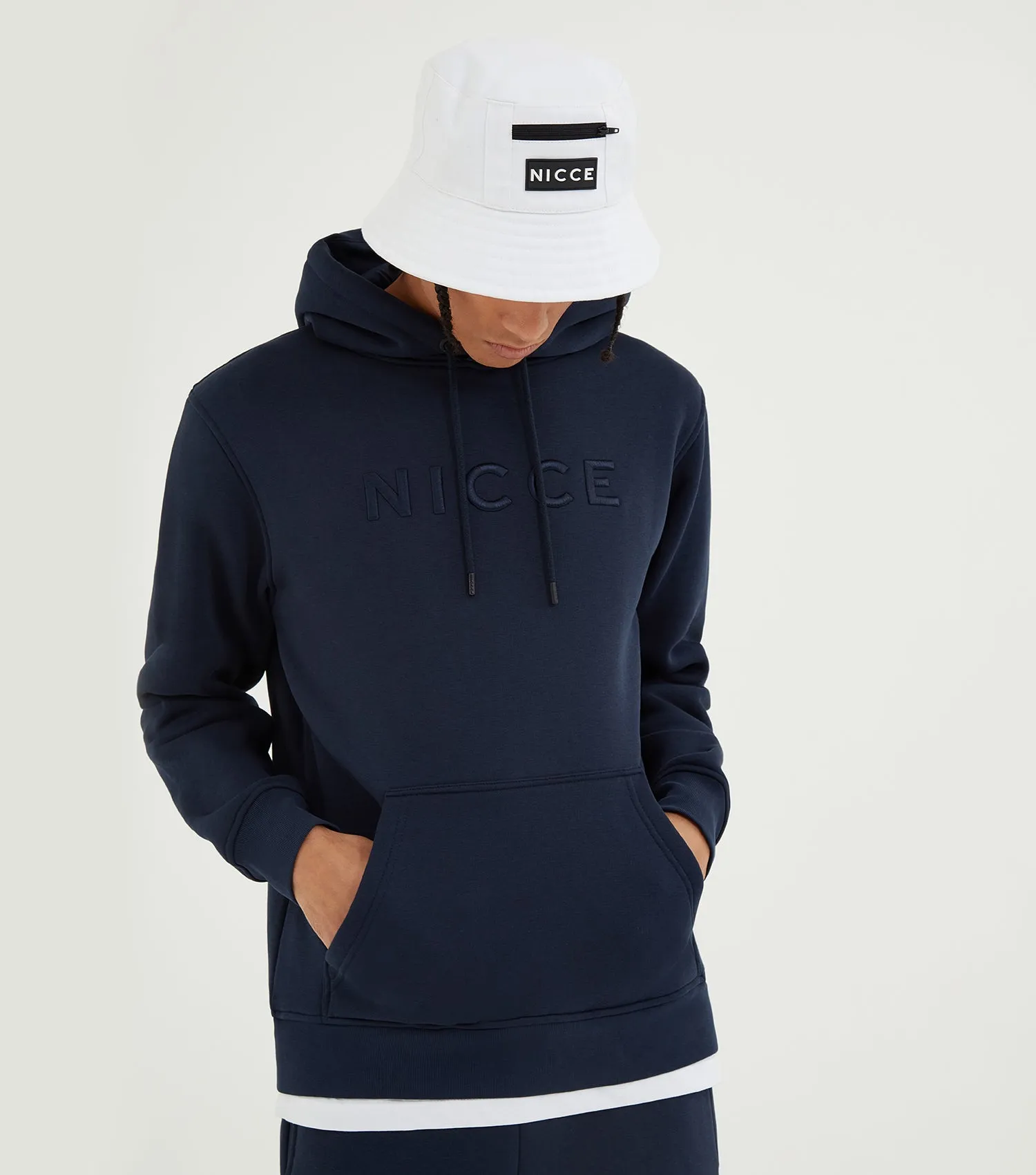 NICCE Mens Mercury Hoodie | Deep Navy sold by Nicce product image thumbnail 4