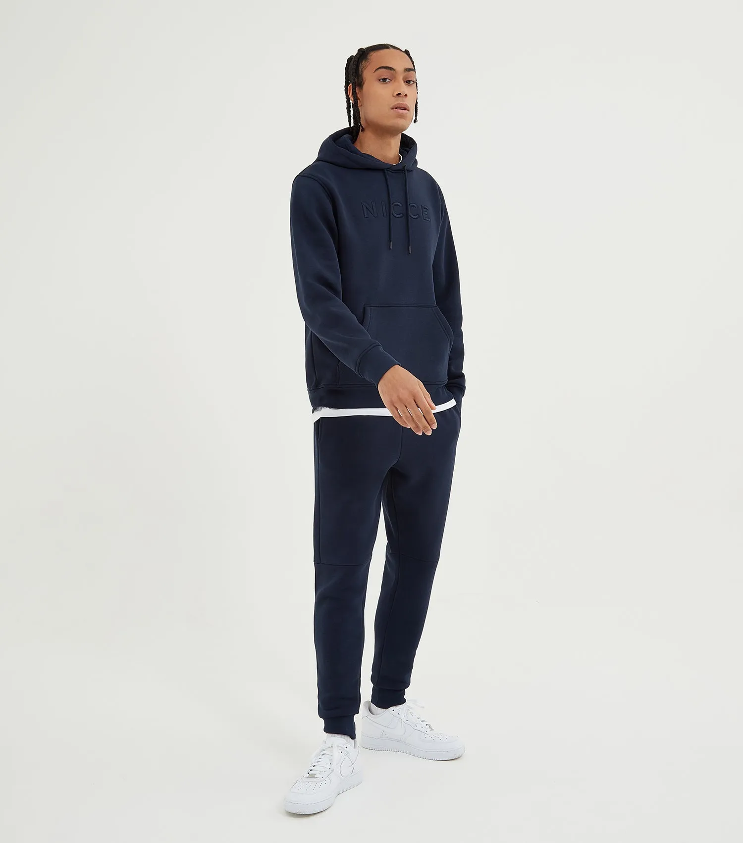 NICCE Mens Mercury Hoodie | Deep Navy sold by Nicce product image thumbnail 3