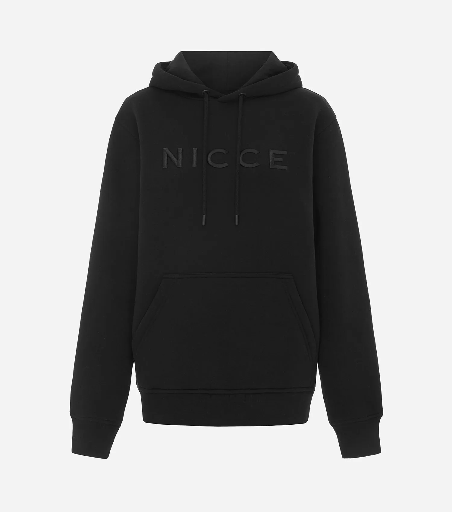NICCE Womens Ersa Large Logo Hoodie | Black sold by Nicce