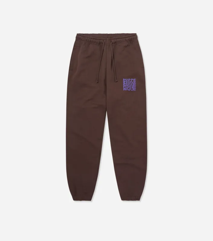 NICCE Mens Atom Joggers | Coffee Brown sold by Nicce