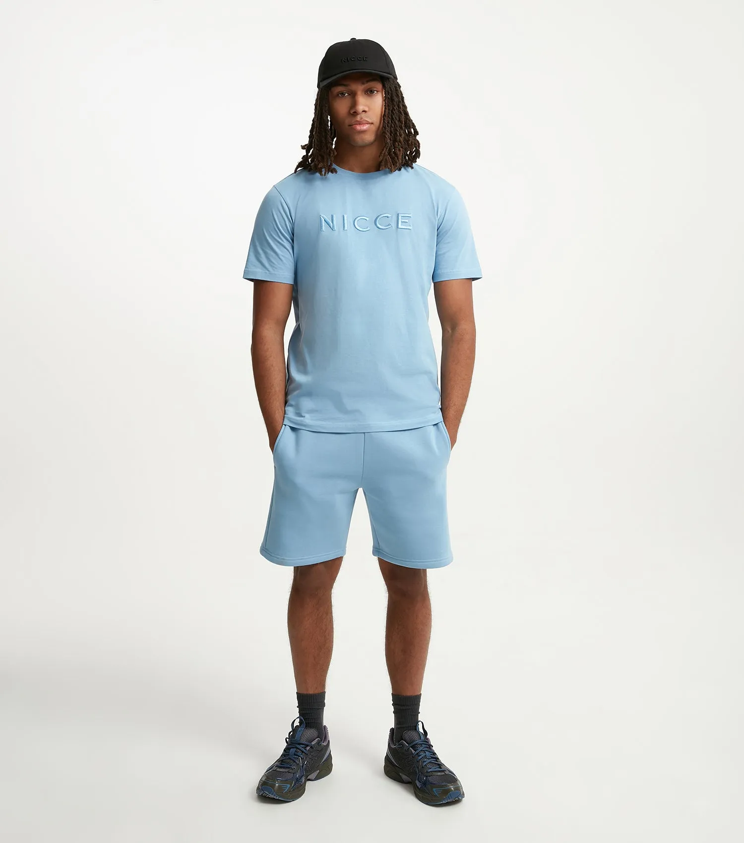 NICCE Mens Mercury T-Shirt | Allure Blue sold by Nicce product image thumbnail 3