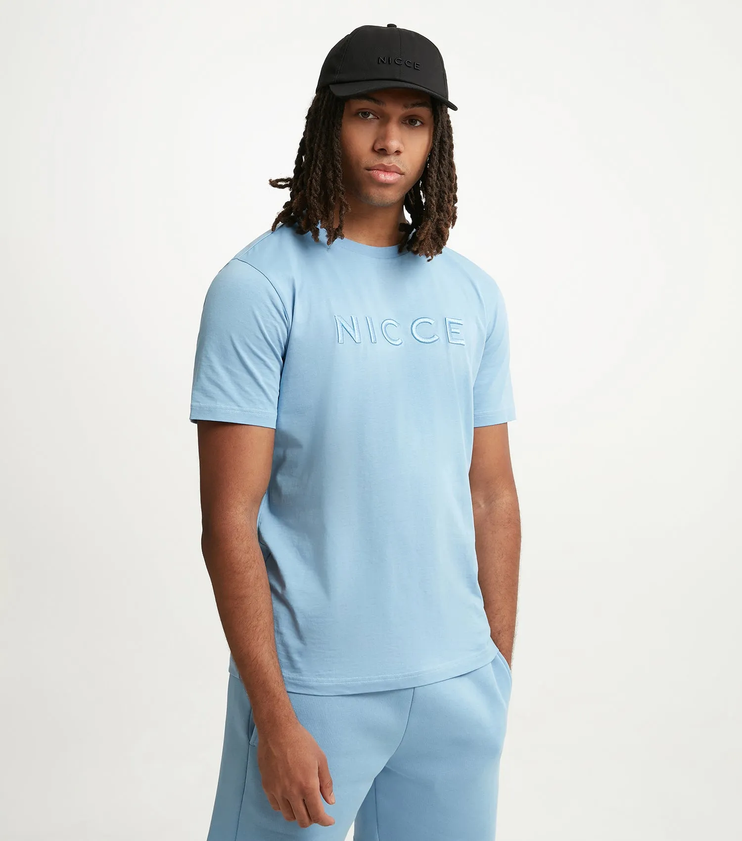 NICCE Mens Mercury T-Shirt | Allure Blue sold by Nicce product image thumbnail 2