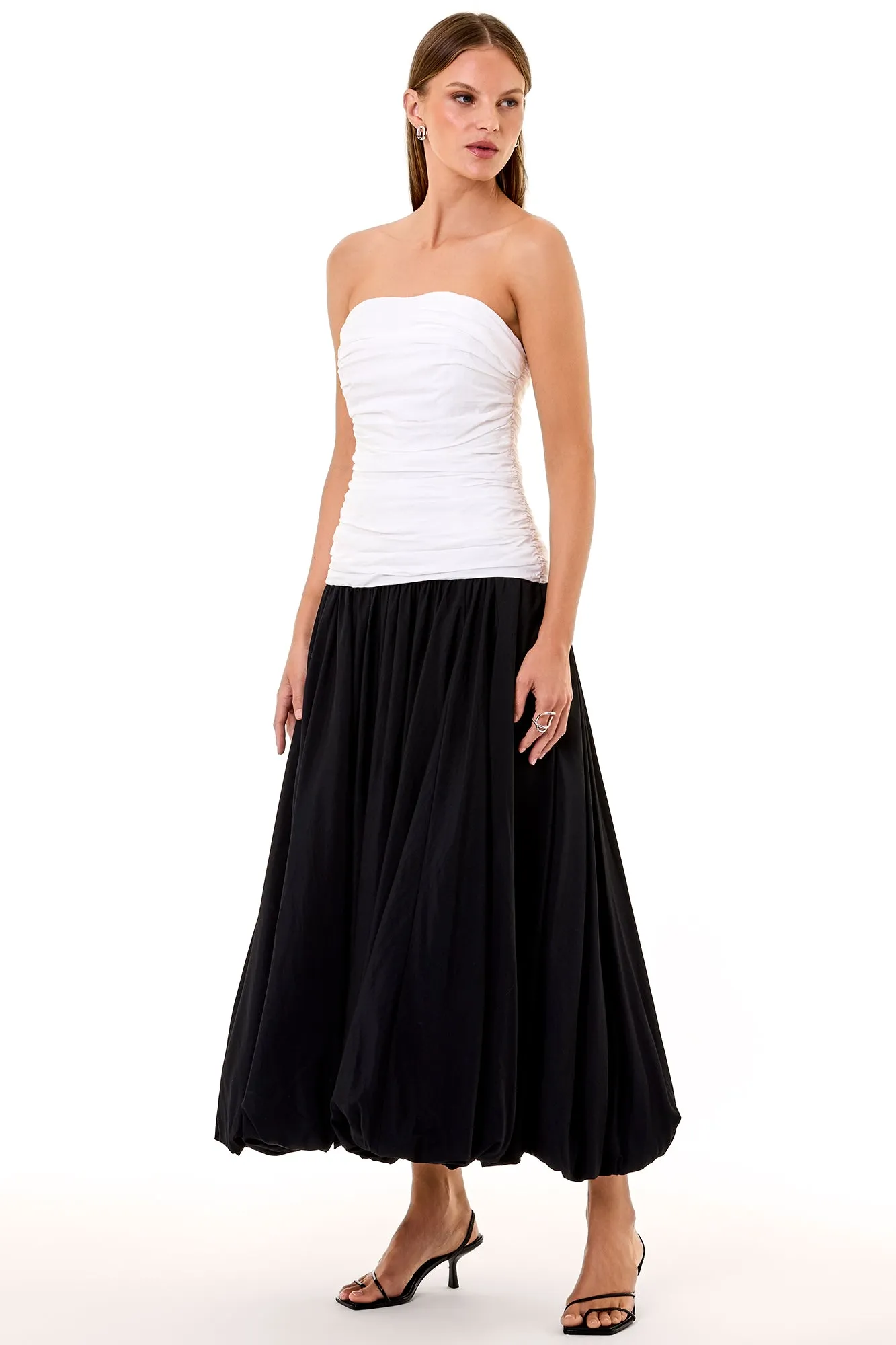 DESPINA DRESS - IVORY/BLACK sold by NICHOLAS product image thumbnail 2