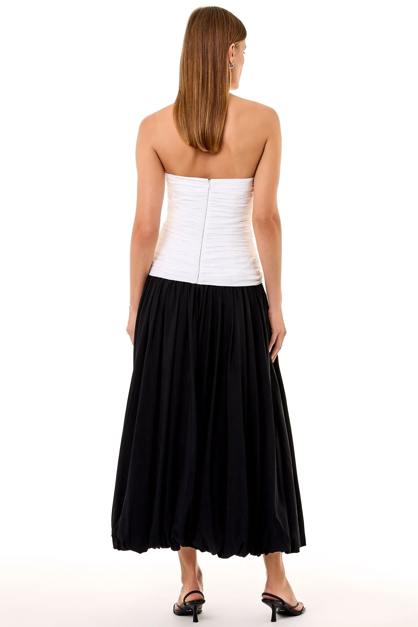 DESPINA DRESS - IVORY/BLACK sold by NICHOLAS product image thumbnail 3