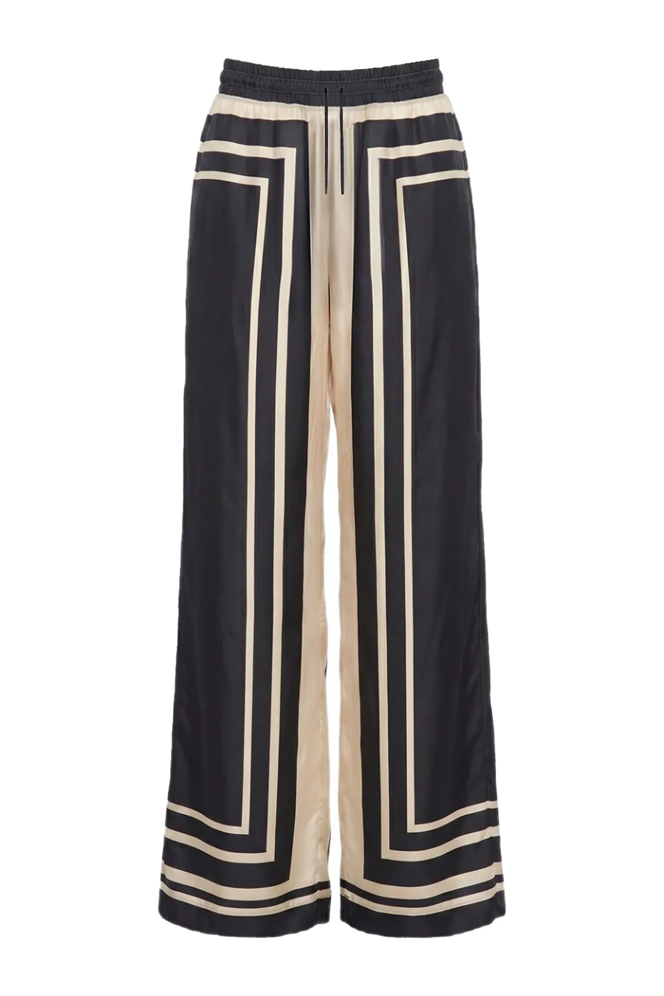 SANDRA PANT - BLACK IVORY SCARF PRINT sold by NICHOLAS product image thumbnail 4