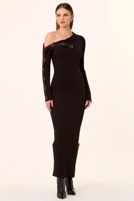 Adina Dress - Espresso made by NICHOLAS