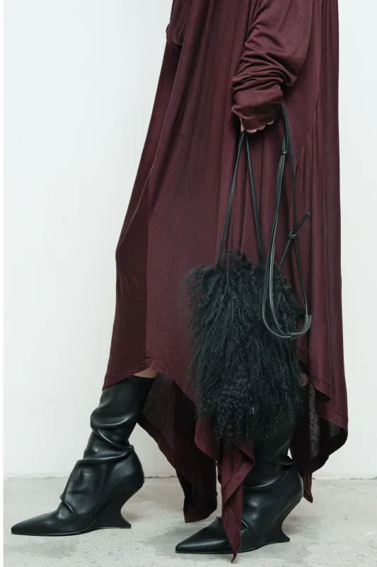 Blaise Phone Sack Shearling made by Nicholas K