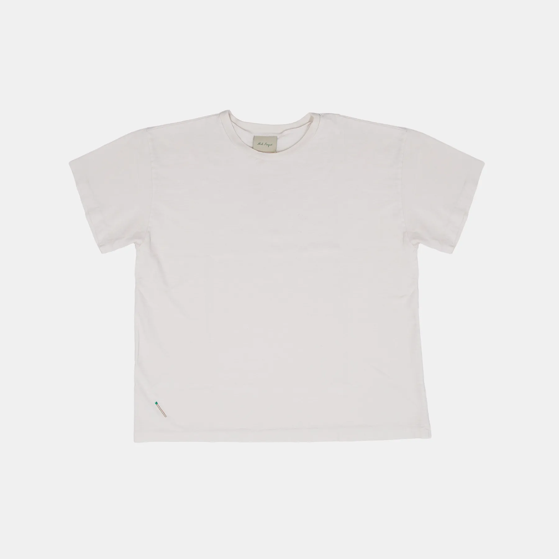 Sunfaded Creme Heritage T-Shirt sold by Nick Fouquet