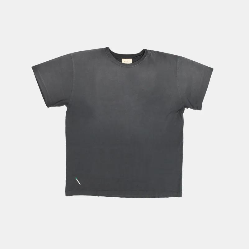 Sunfaded Black Heritage T-Shirt made by Nick Fouquet