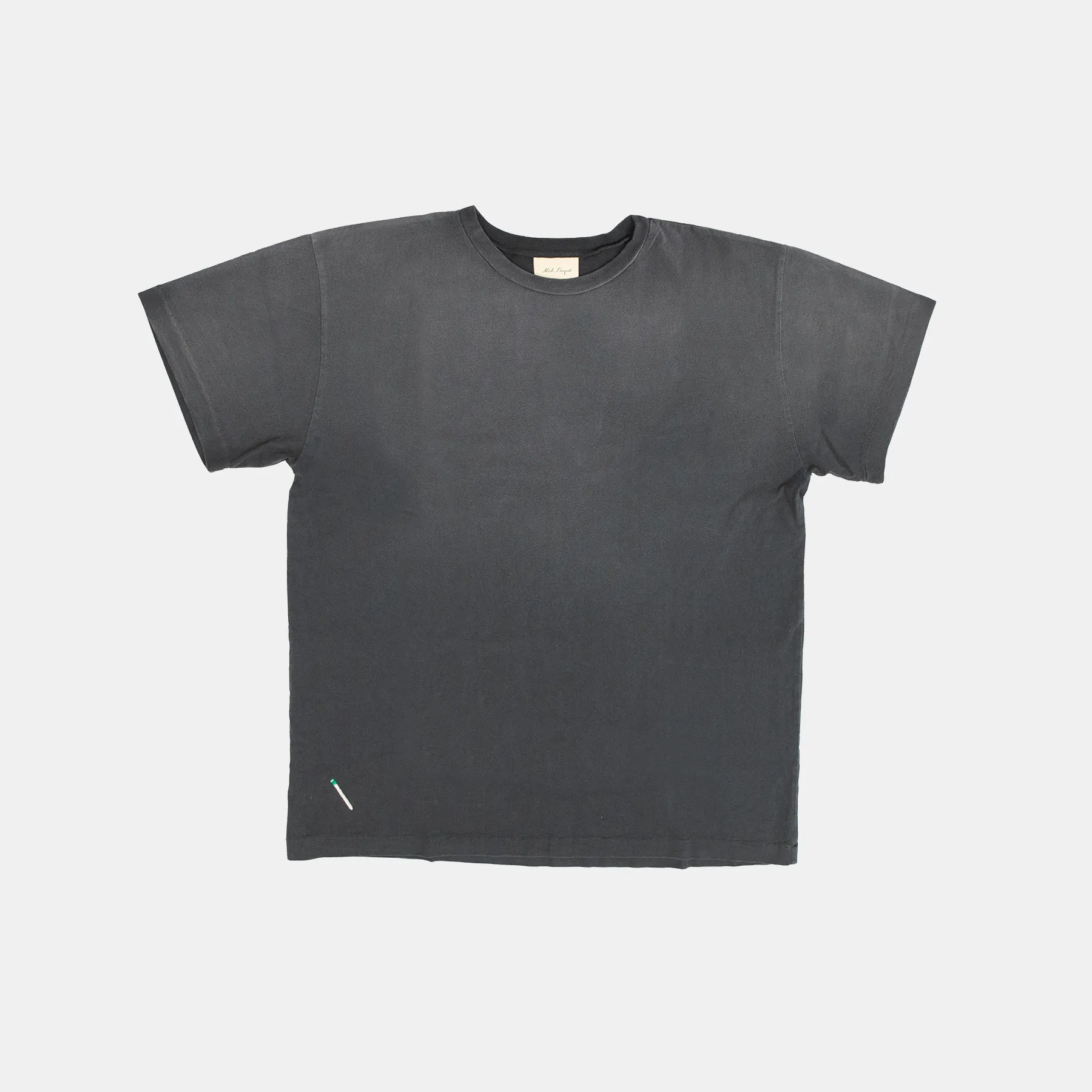 Sunfaded Black Heritage T-Shirt sold by Nick Fouquet