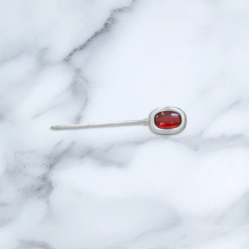 Garnet Brooch made by Nick Fouquet