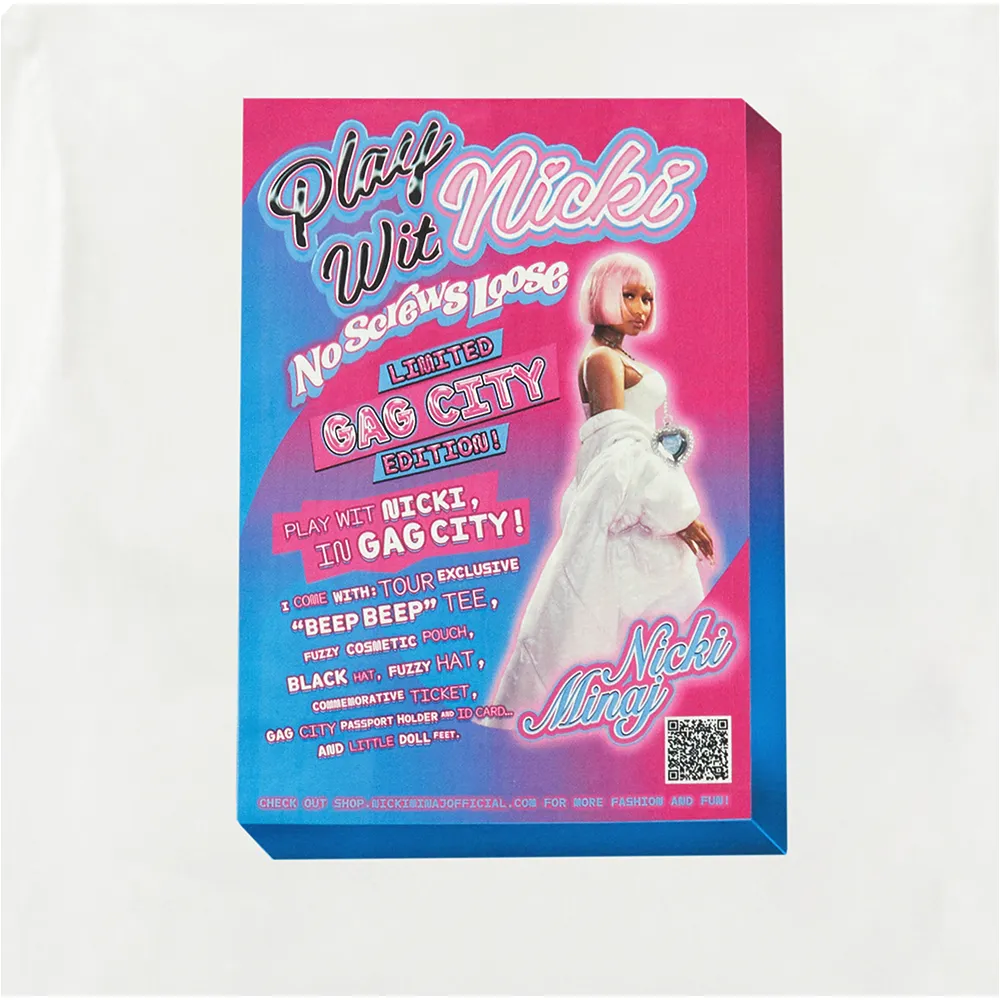 Play Wit Nicki White Tee sold by Nicki Minaj product image thumbnail 4
