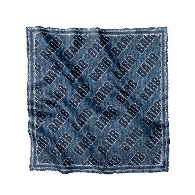Barb Denim Print Scarf sold by Nicki Minaj